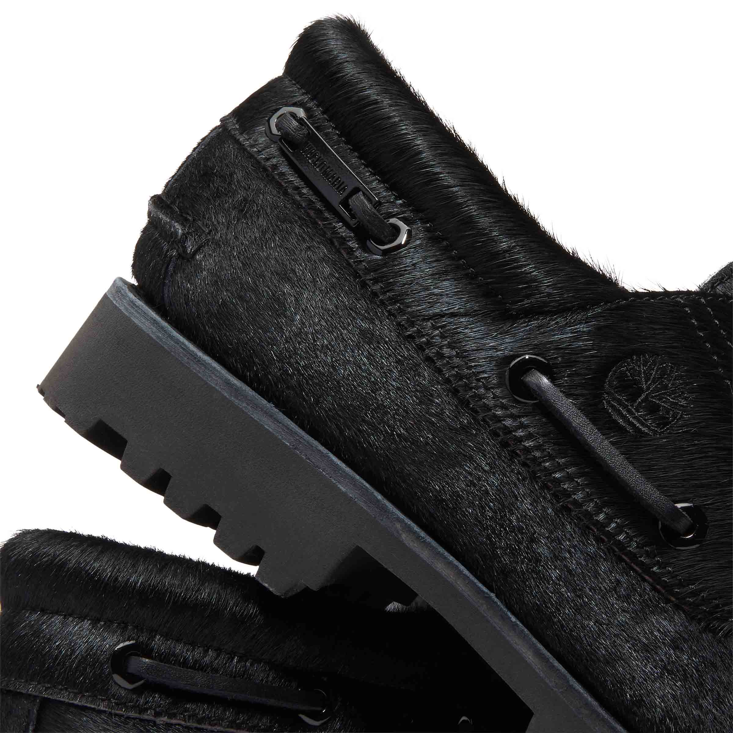 Wacko Maria 3-Eye Boat Shoe BLACK HAIR ON | SUBTYPE