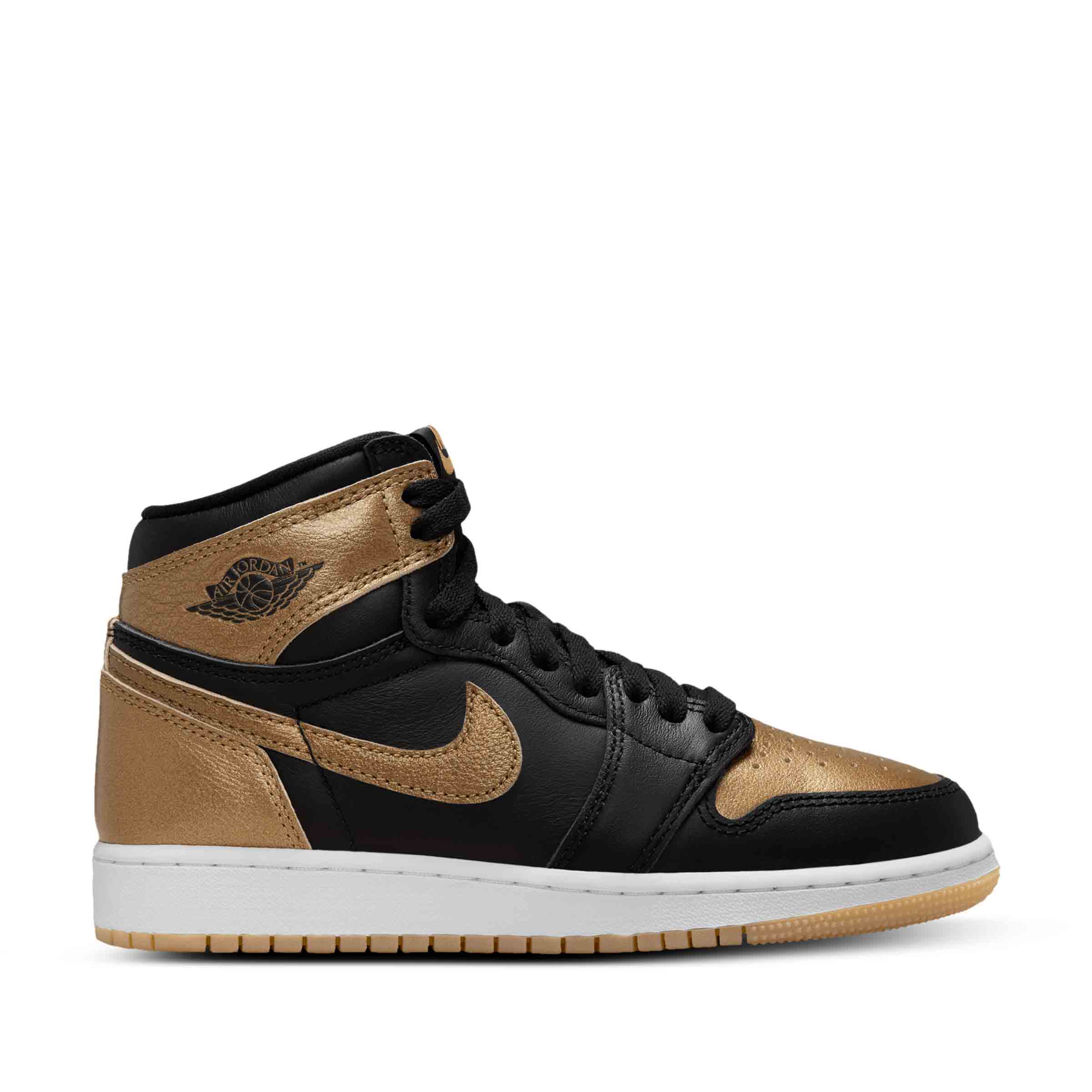 Air Jordan 1 High OG (GS) Black/Metallic Gold-Sail | SUBTYPE