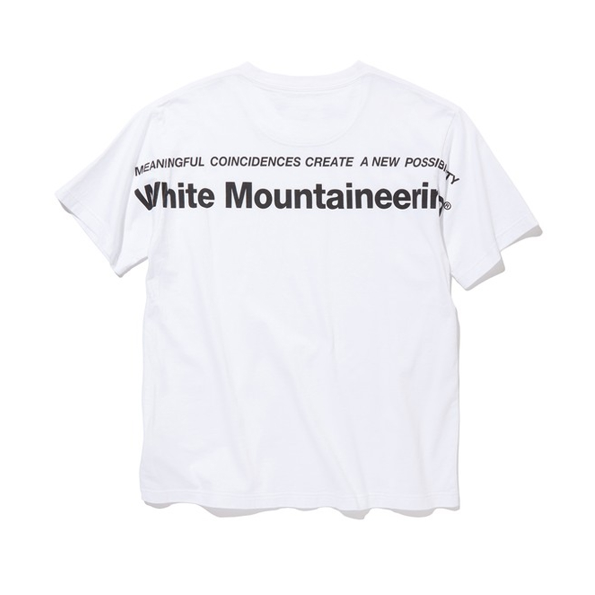 White Mountaineering Logo Printed T Shirt White Subtype