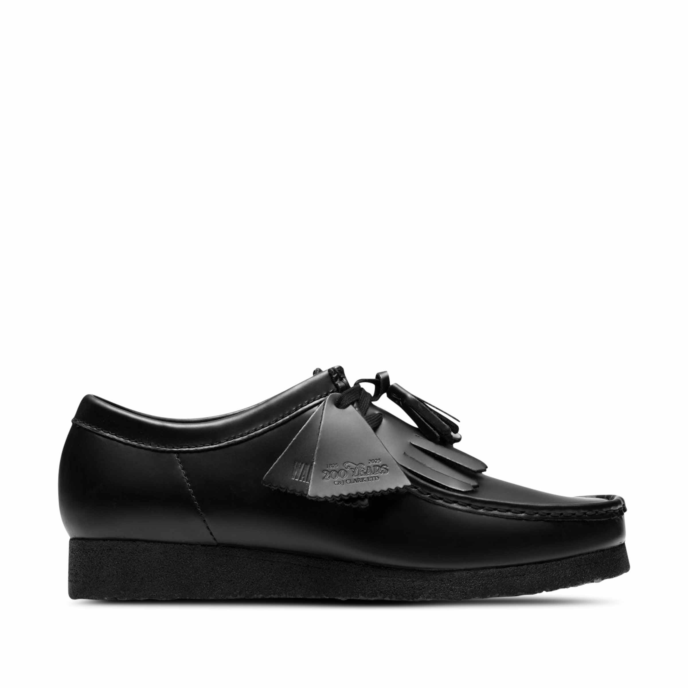 レ*ん様 Clarks Originals Wallabee Black Sue Wallabee Black Hishine Leather | SUBTYPE