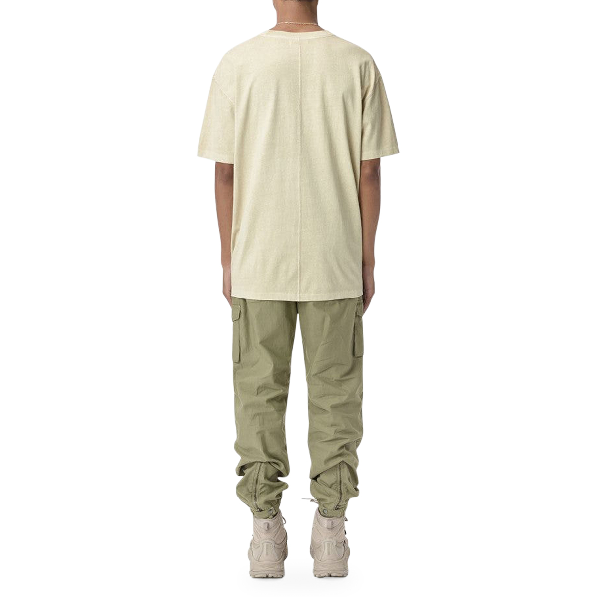 John Elliot Loose Stitch Tee Washed Dune Back Full Body