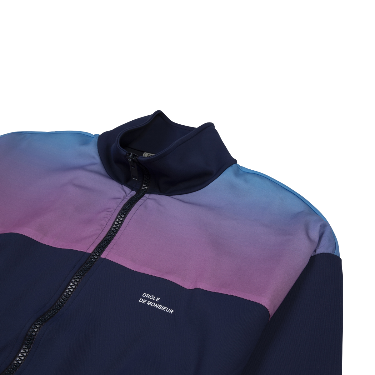 Drôle De Monsieur Shaded Satin Track Jacket
