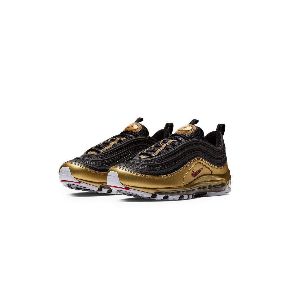 新品Nike Air Max QS_AIR MAX 97 26cm/GLD Nike Air Max 97 OG QS Metallic Gold (GS) – Puffer Reds