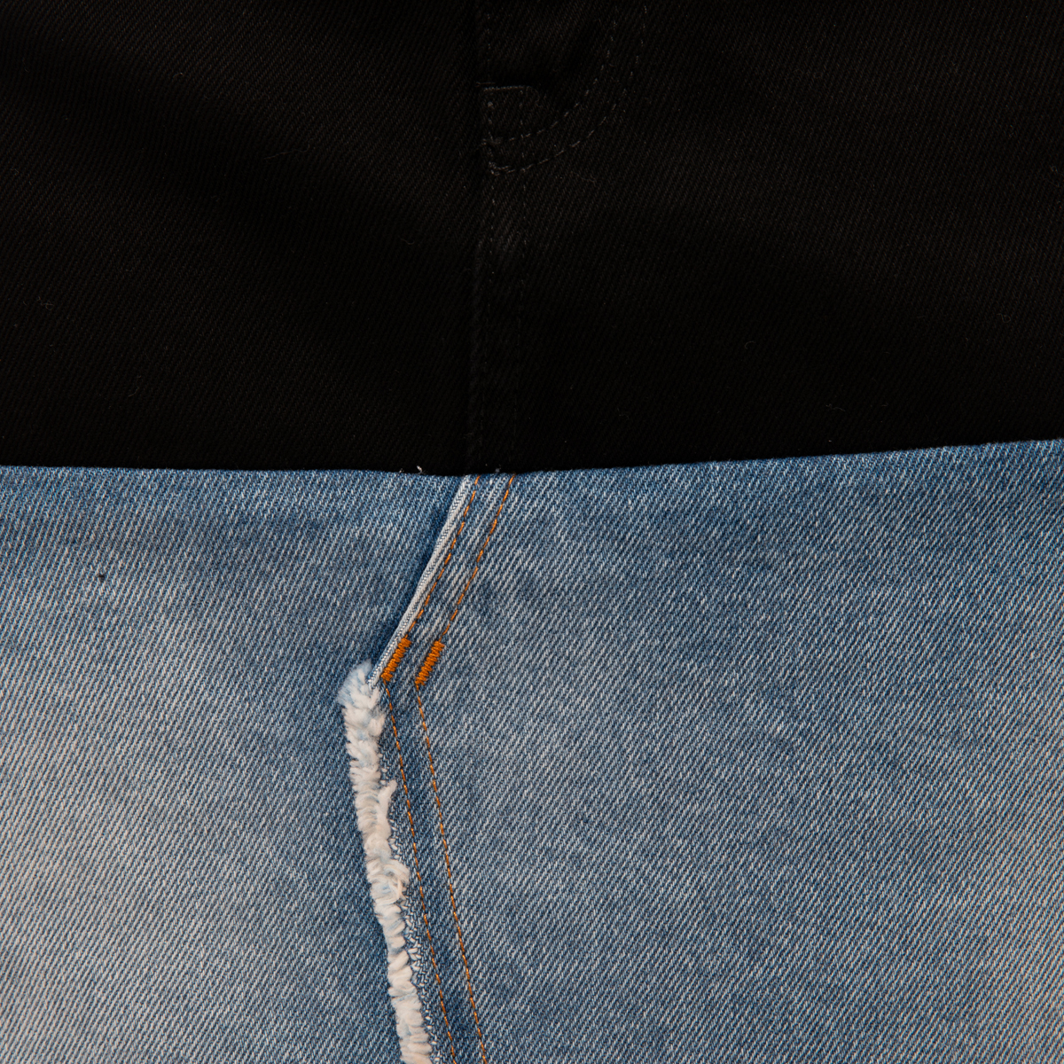 MM6 Maison Margiela 14 Oz Indigo Spliced Denim Skirt