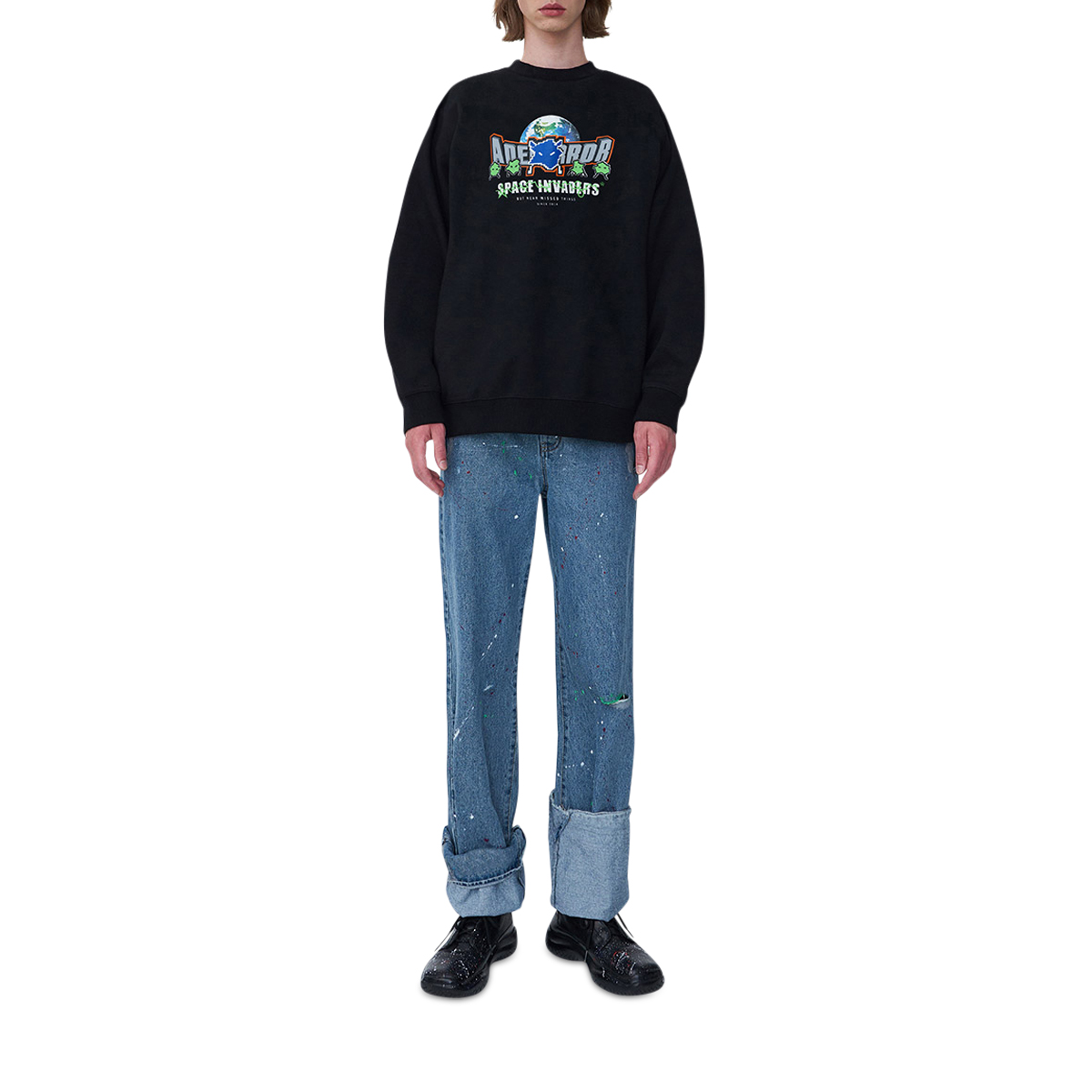 ADER Error Earth Logo Crewneck Sweatshirt