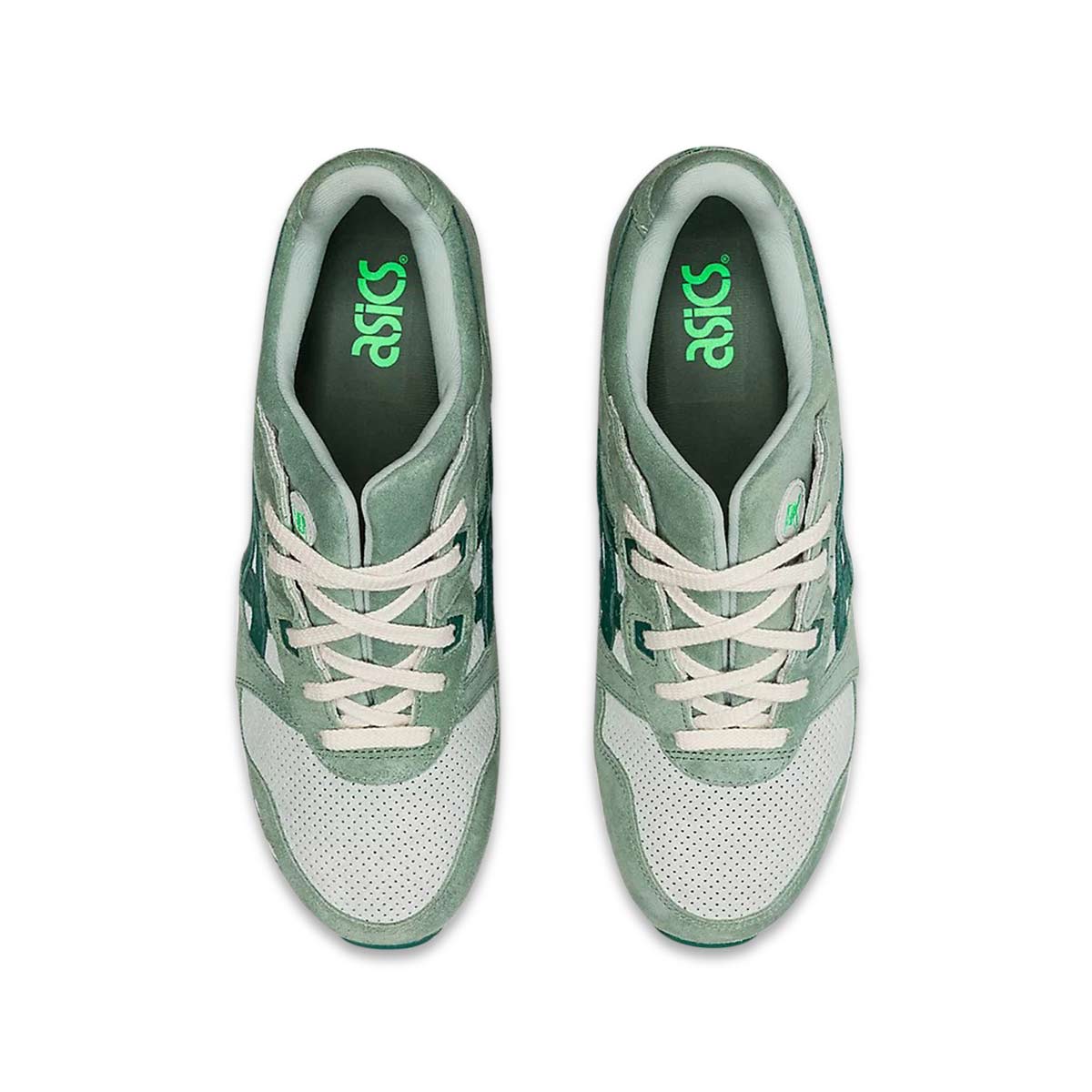 asics lichen green