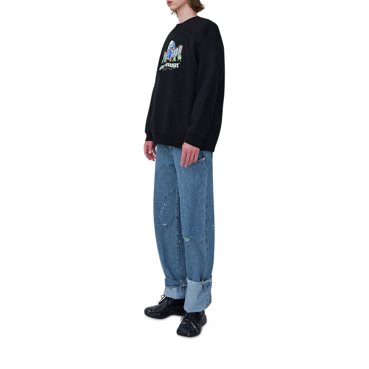 ADER Error Earth Logo Crewneck Sweatshirt