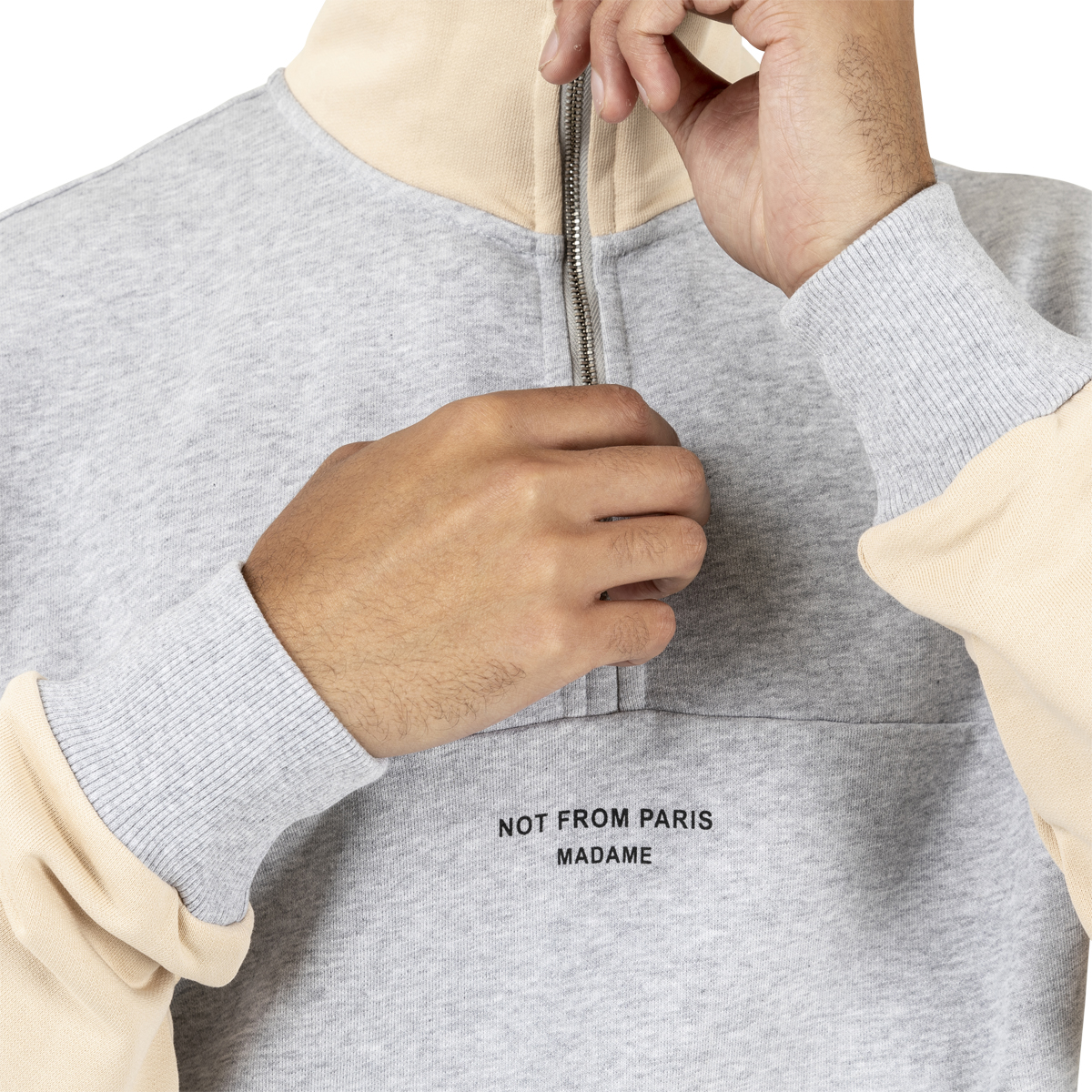 Drôle De Monsieur Half-zipped NFPM Sweatshirt