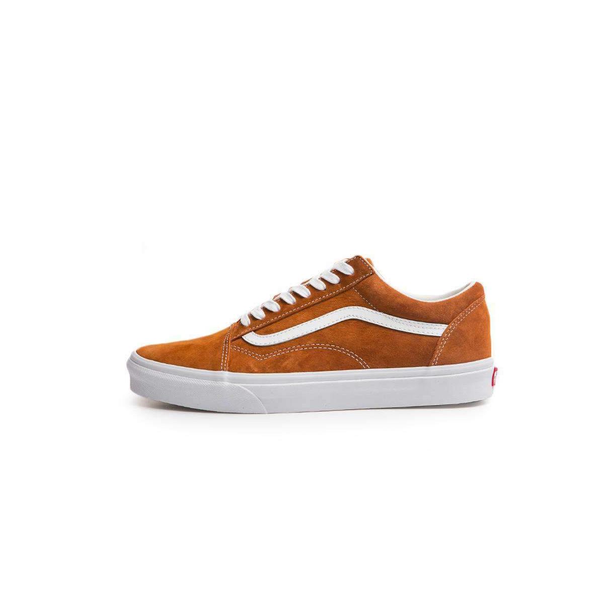 OLD SKOOL (PIG SDE) BRN/WHT