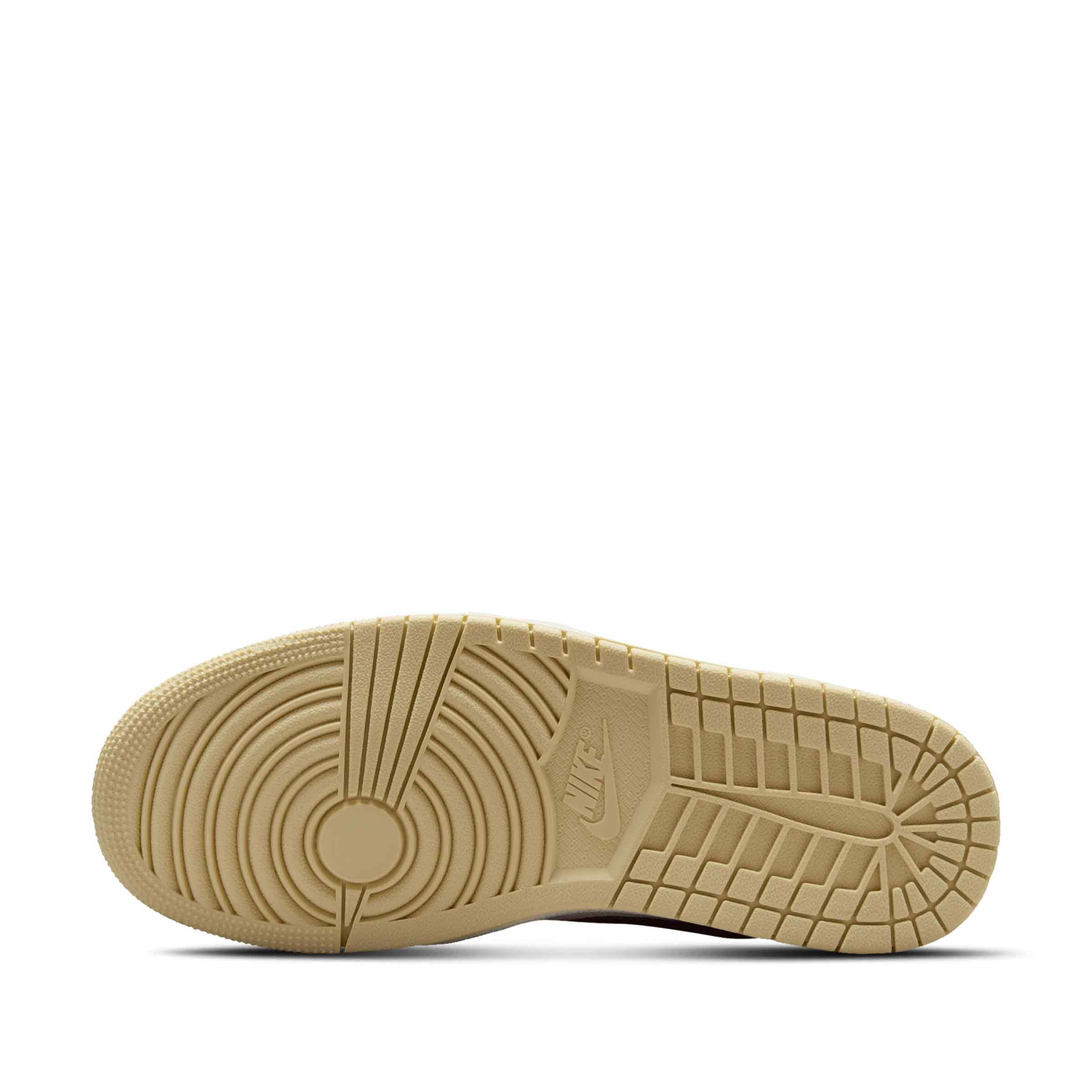 Women's Air Jordan 1 Low Summit White/Red Sepia-Desert Khaki