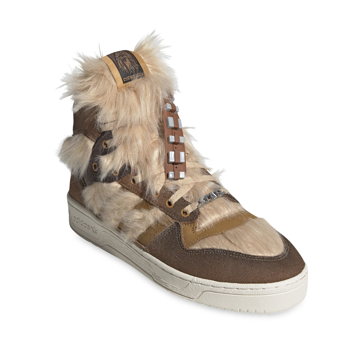 adidas Rivalry Hi Star Wars 'Chewbaca' Raw Desert/Mesa/Chalk White Angle