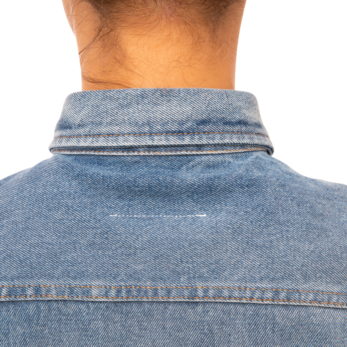 MM6 Maison Margiela 14 Oz Spliced Denim Shirt