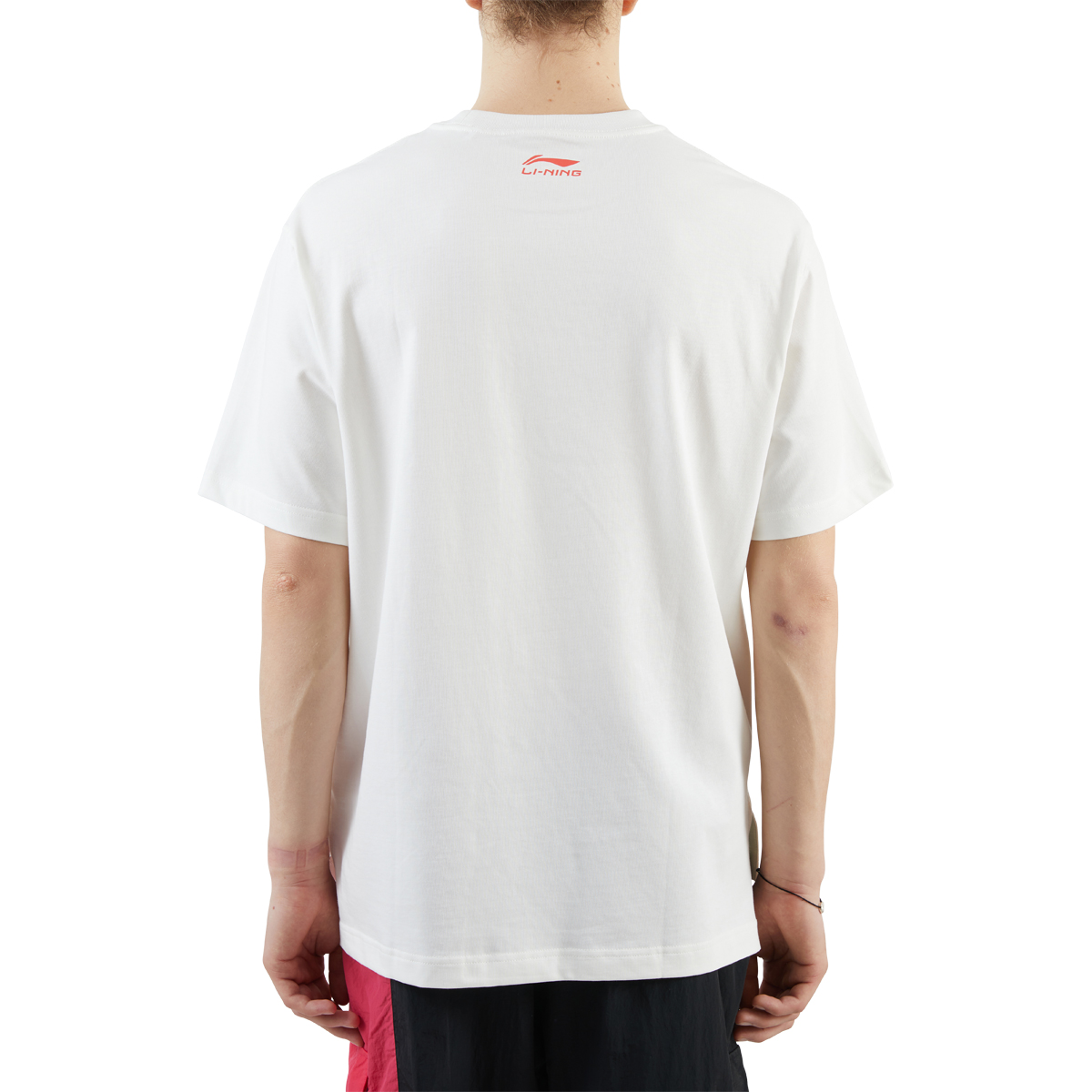Li-Ning Short Sleeve Tee White Back