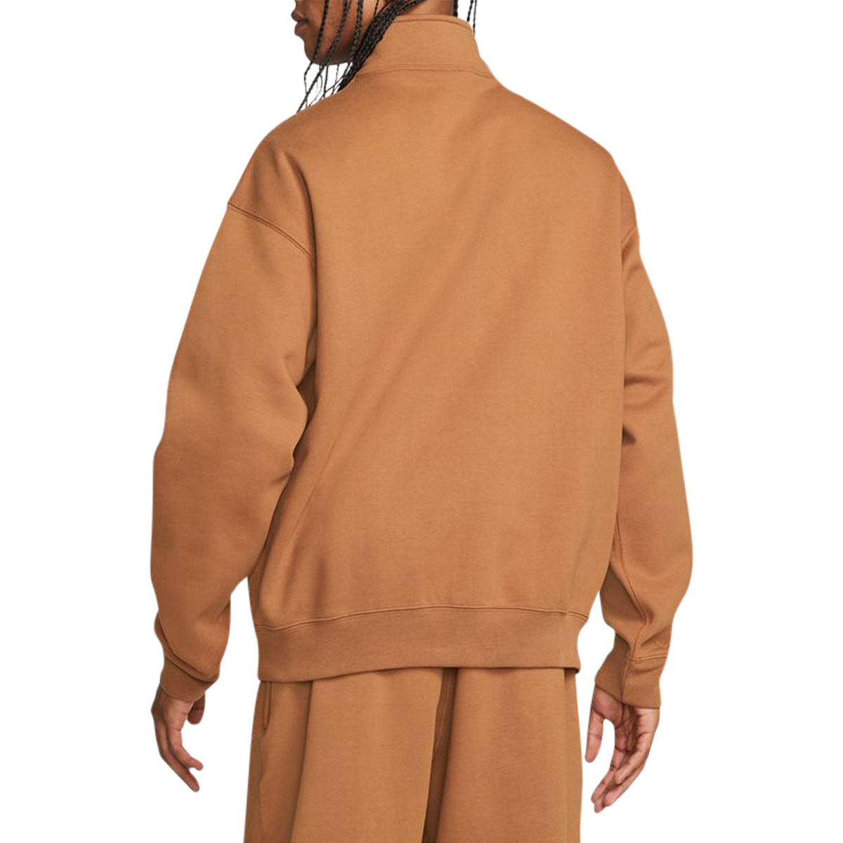 Nike Solo Swoosh Men's 1/4-Zip Top Ale Brown | SUBTYPE