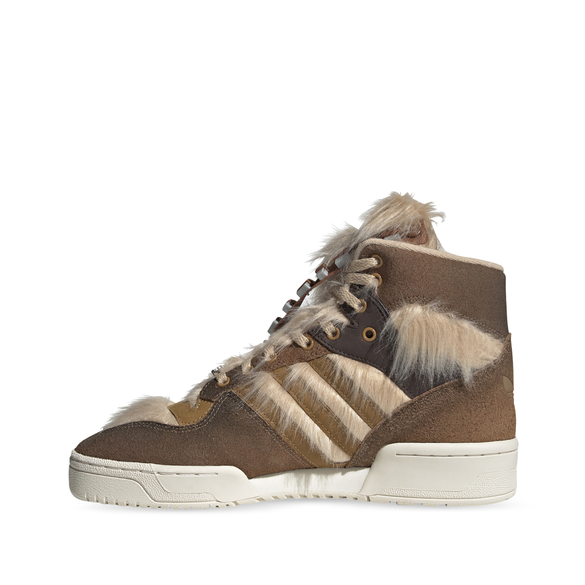 adidas Rivalry Hi Star Wars 'Chewbaca' Raw Desert/Mesa/Chalk White Left