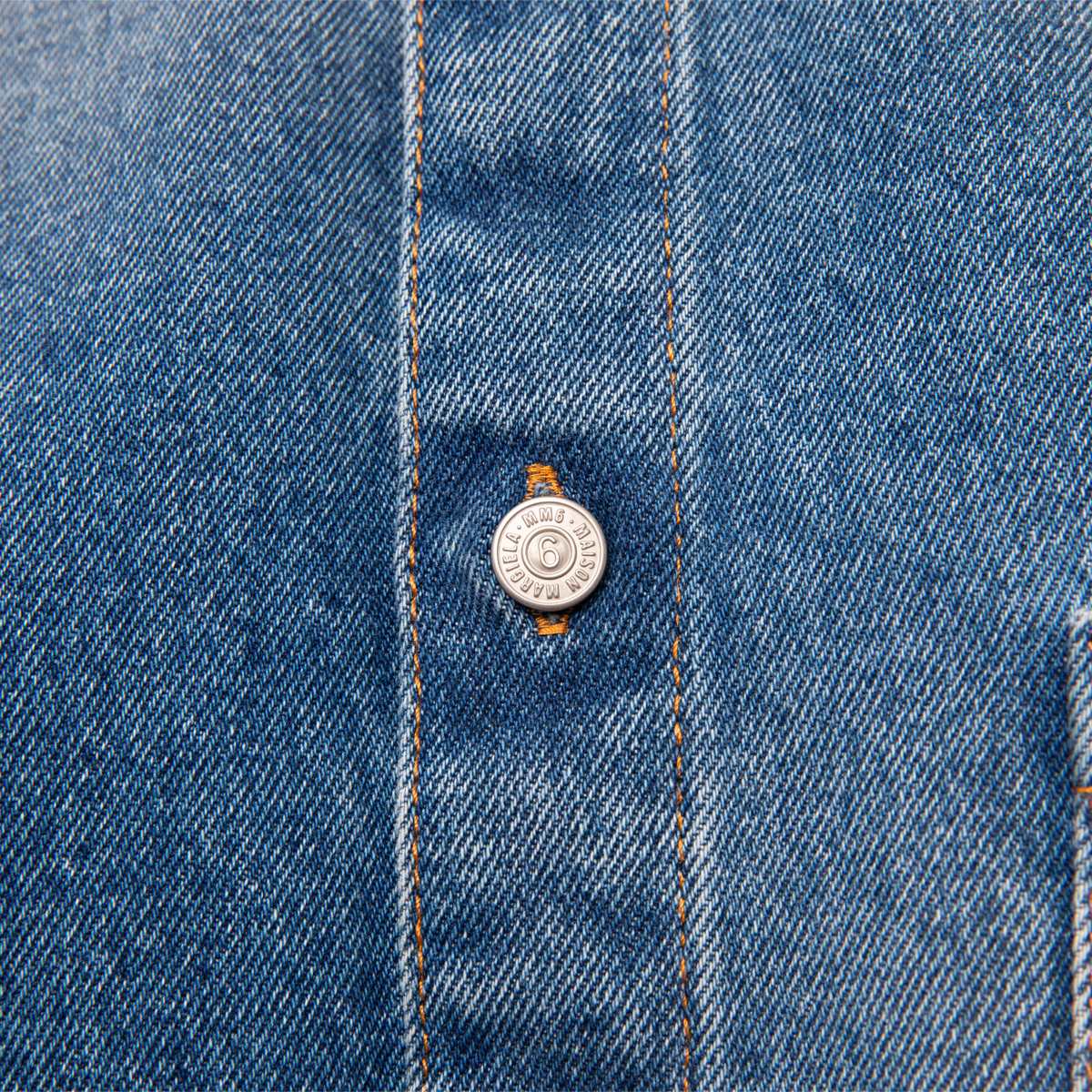 MM6 Maison Margiela 14 Oz Spliced Denim Shirt