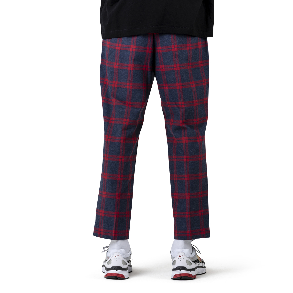 SUBTYPE CURATED Japanese Cotton Red Check Pants