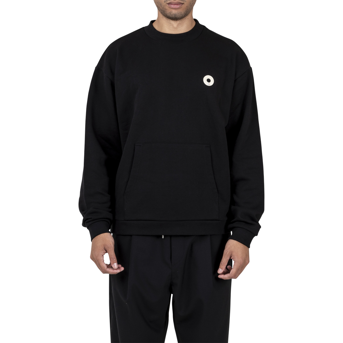 Drôle De Monsieur Slogan Pocket Sweatshirt