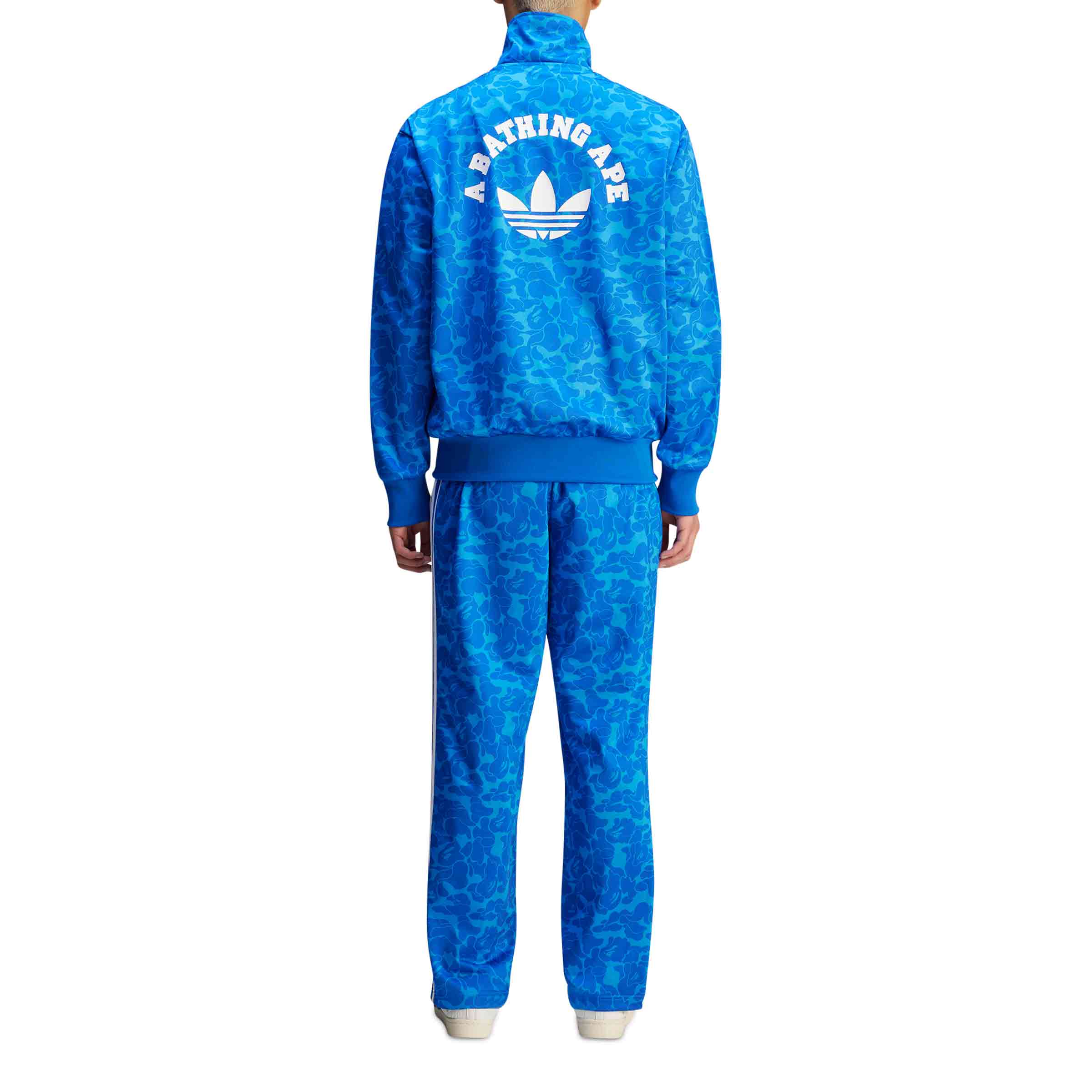 x A Bathing Ape Allover Print Track Top Blue | SUBTYPE