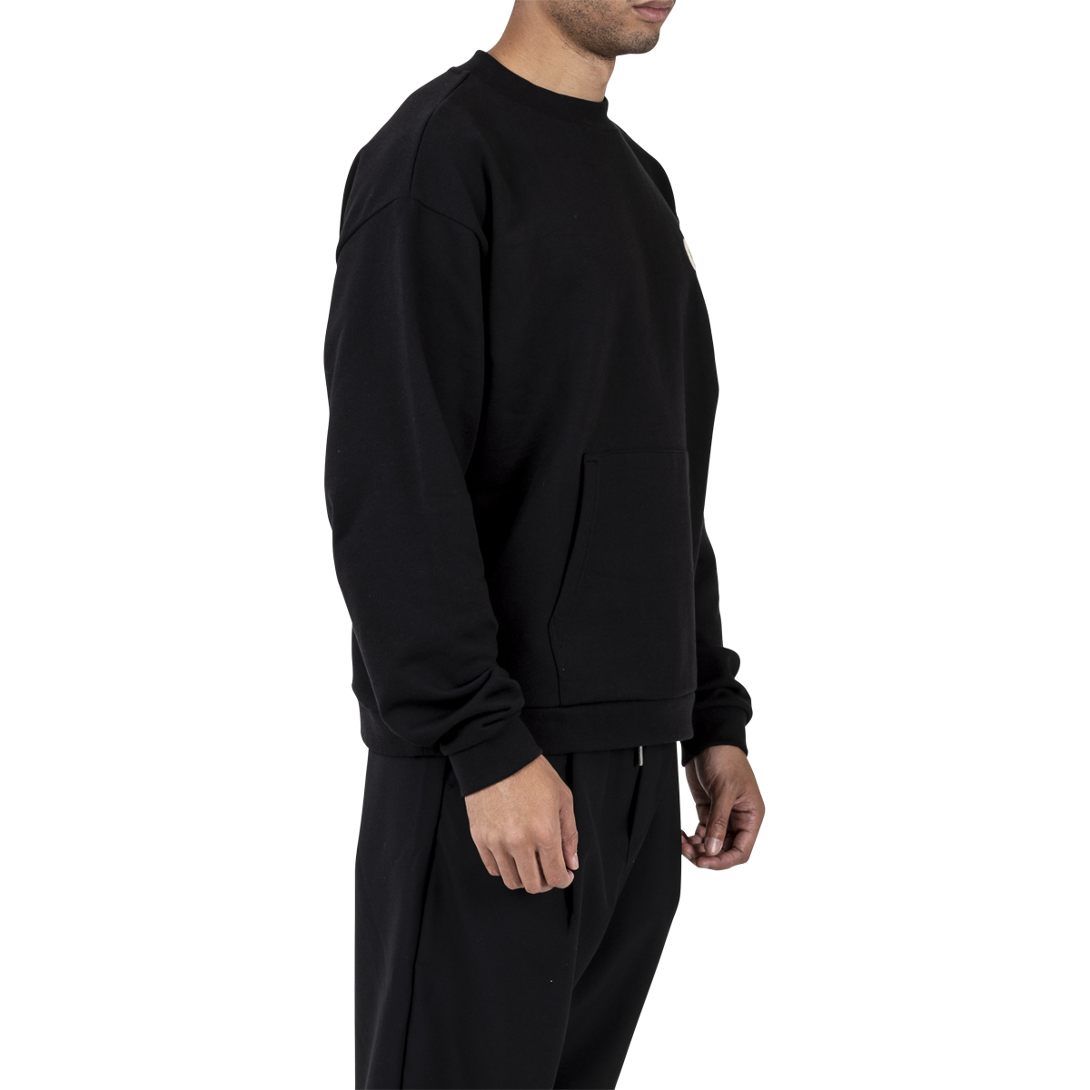 Drôle De Monsieur Slogan Pocket Sweatshirt