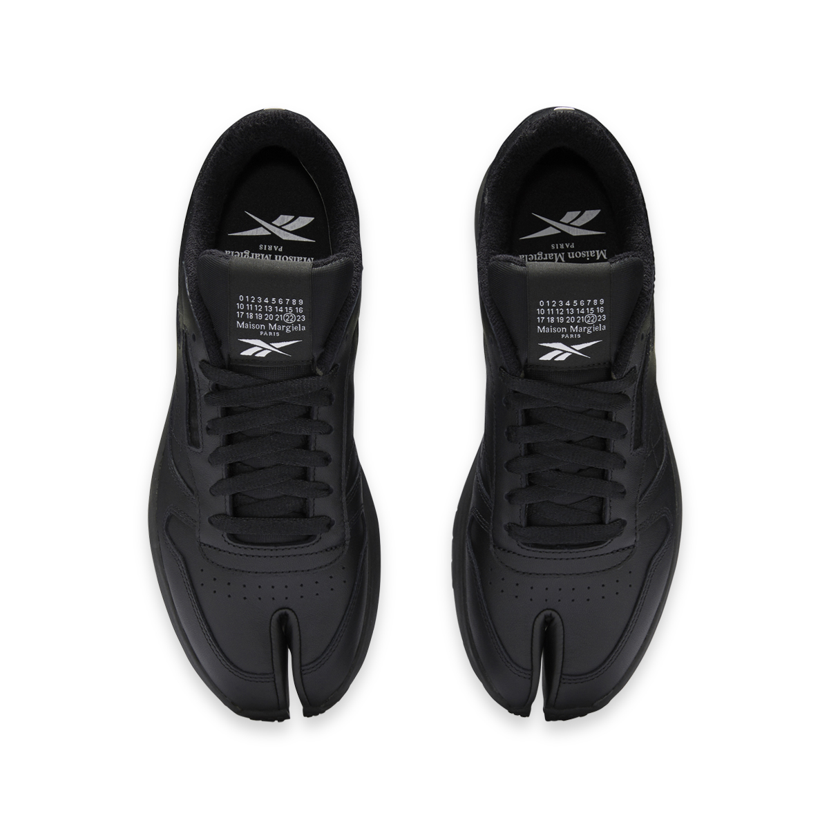Maison Margiela X Reebok Project 0 CL Classic Leather Tabis Black Top
