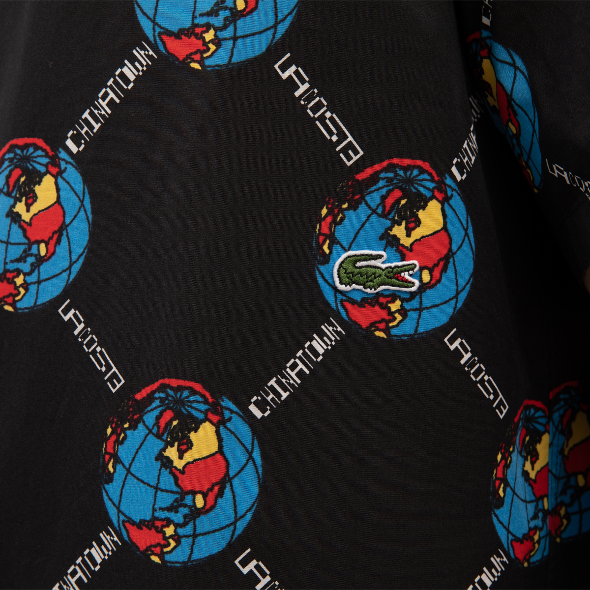 Lacoste X Chinatown Market Short Sleeve Shirt