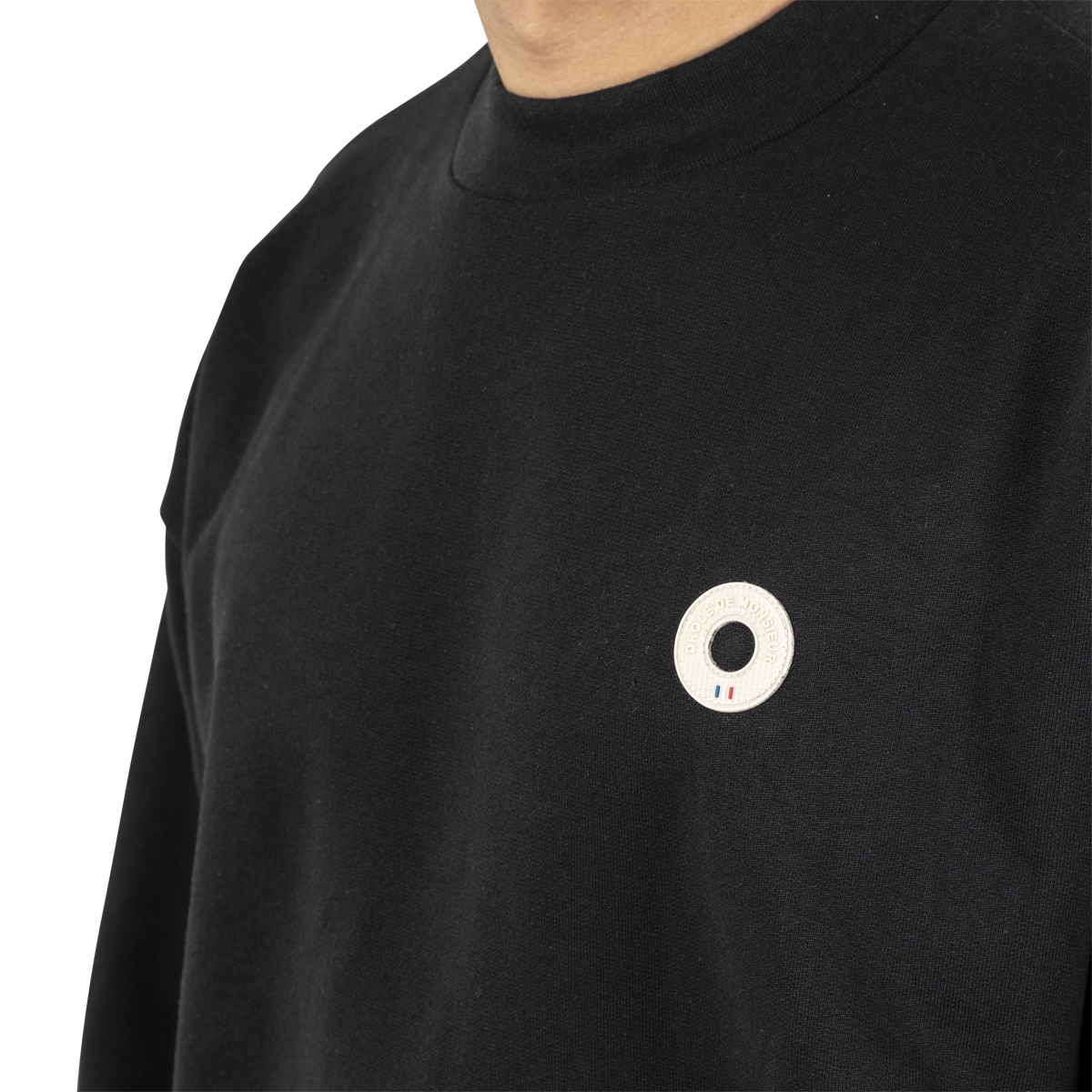 Drôle De Monsieur Slogan Pocket Sweatshirt