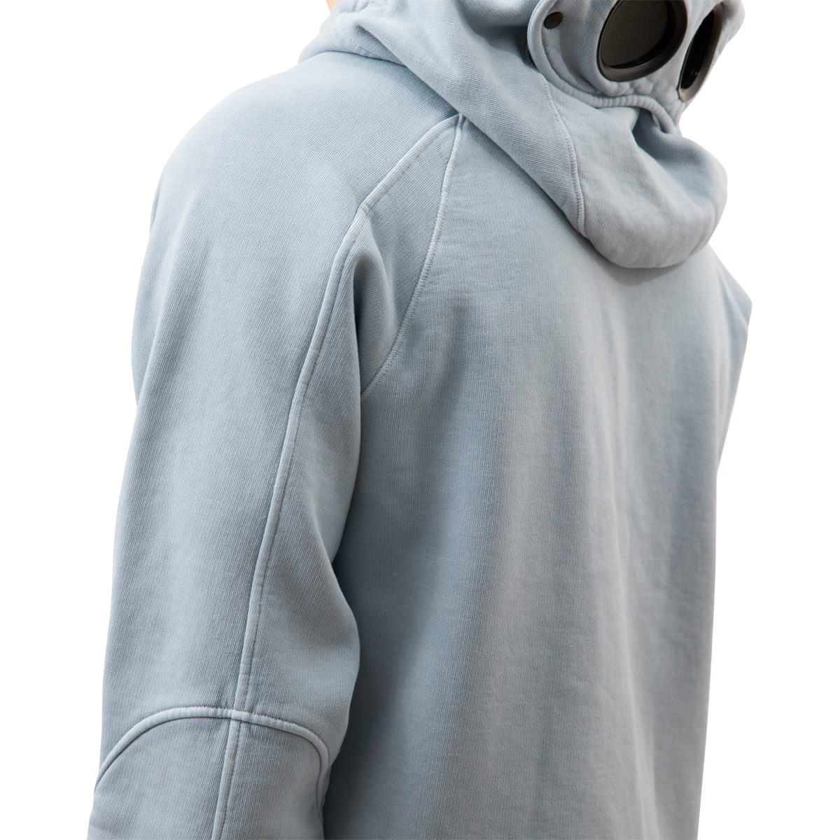 CP Company Hand Fleece Logo Lens Hoodie