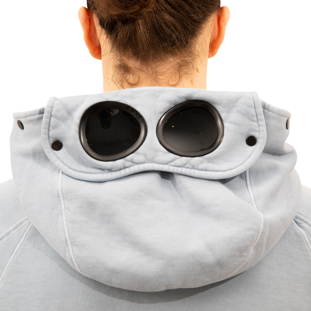 CP Company Hand Fleece Logo Lens Hoodie