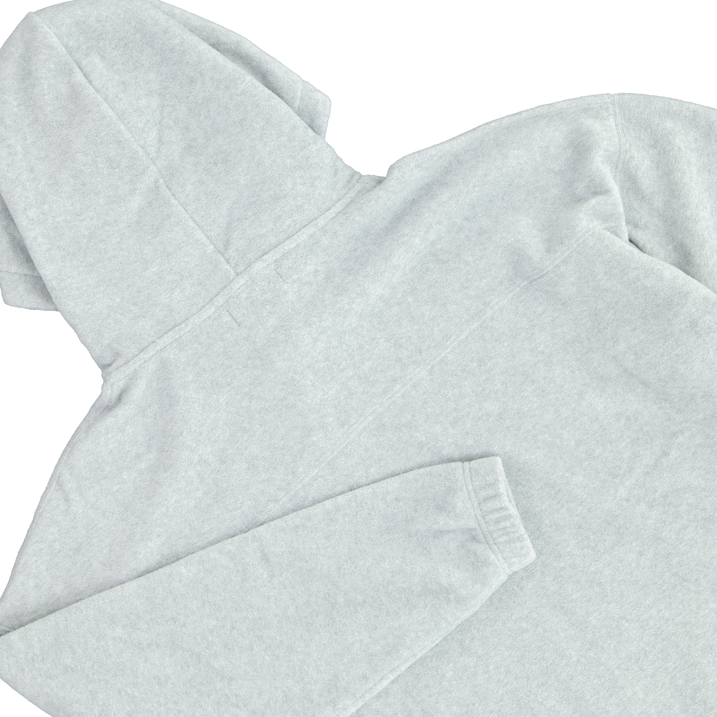 【NAUTICA】24fw 83FLAG POLAR HOODIE フリースフーディ Too Big 83 Flag Polar Hoodie Grey | SUBTYPE