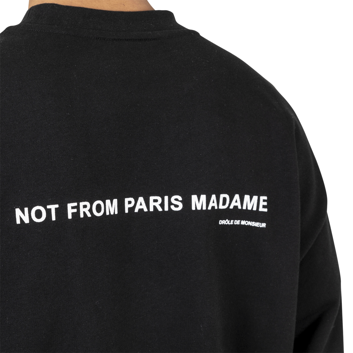 Drôle De Monsieur Slogan Pocket Sweatshirt
