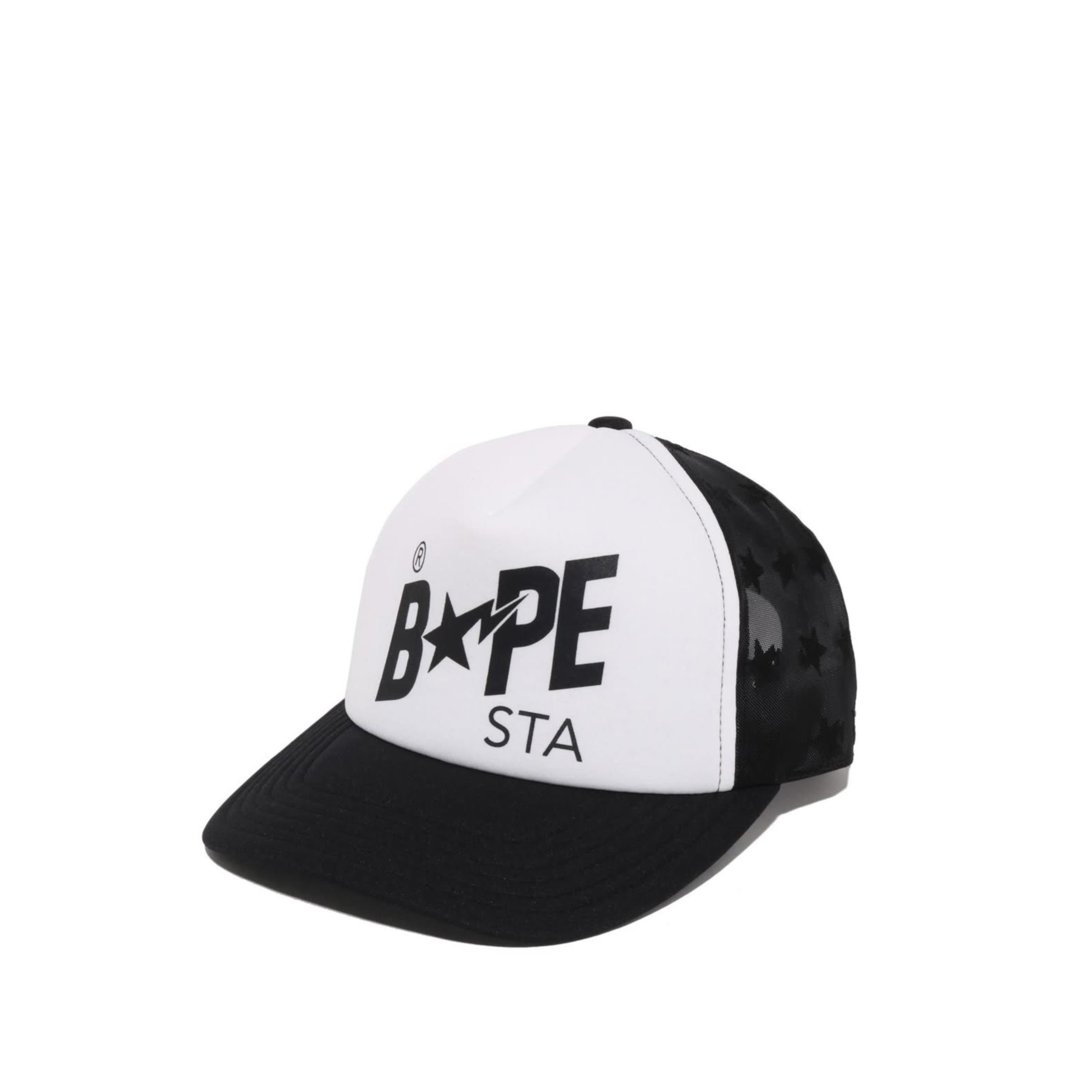 [NOT FOR SALE ]N.E.R.D × BAPE mesh cap BAPE STA Mesh Cap Black | SUBTYPE