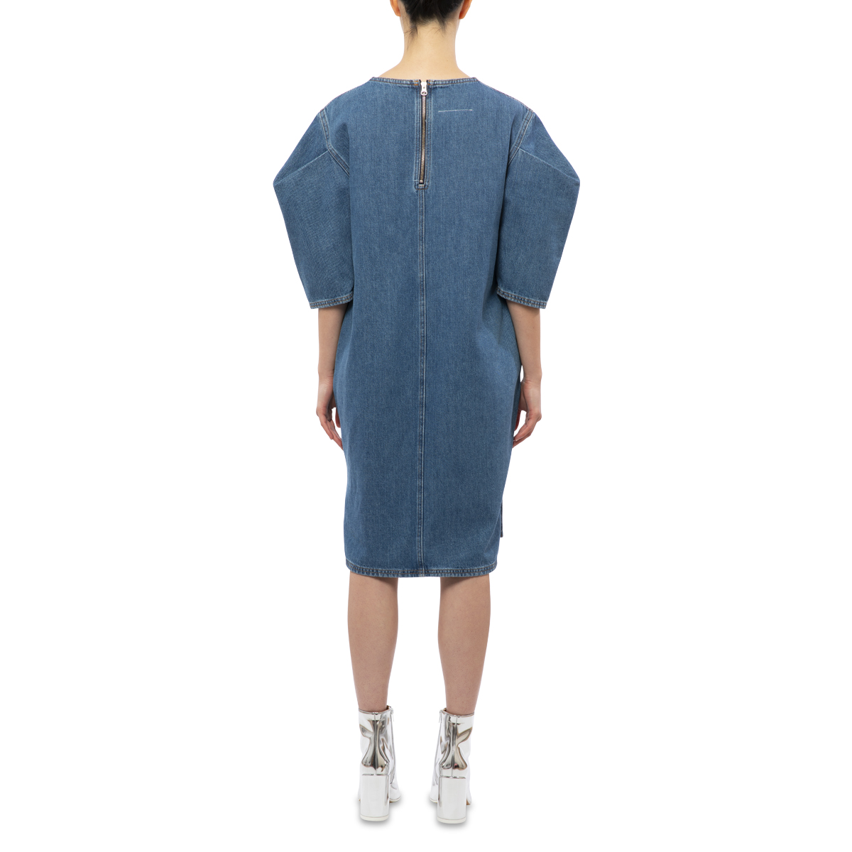 MM6 Maison Margiela Indigo Denim Washed Dress