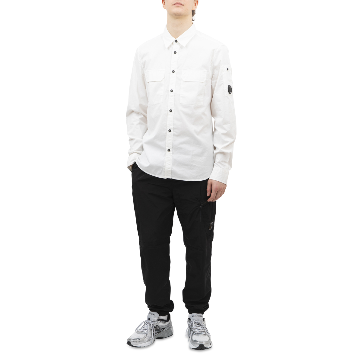 CP Company Garment Dyed Emerized Garadine Lens Shirt