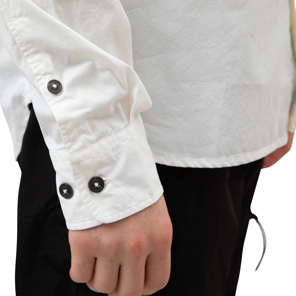CP Company Garment Dyed Emerized Garadine Lens Shirt