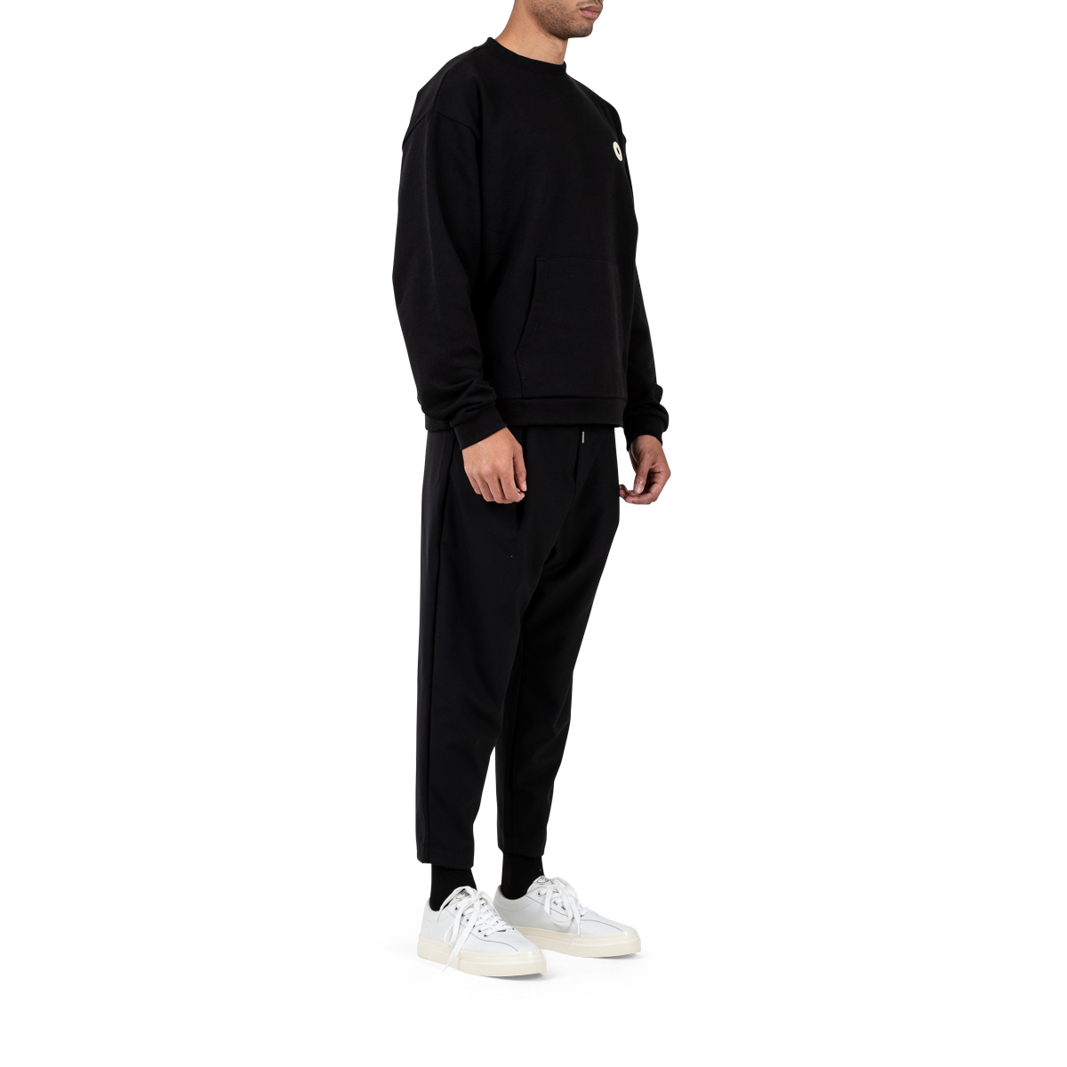 Drôle De Monsieur Slogan Pocket Sweatshirt