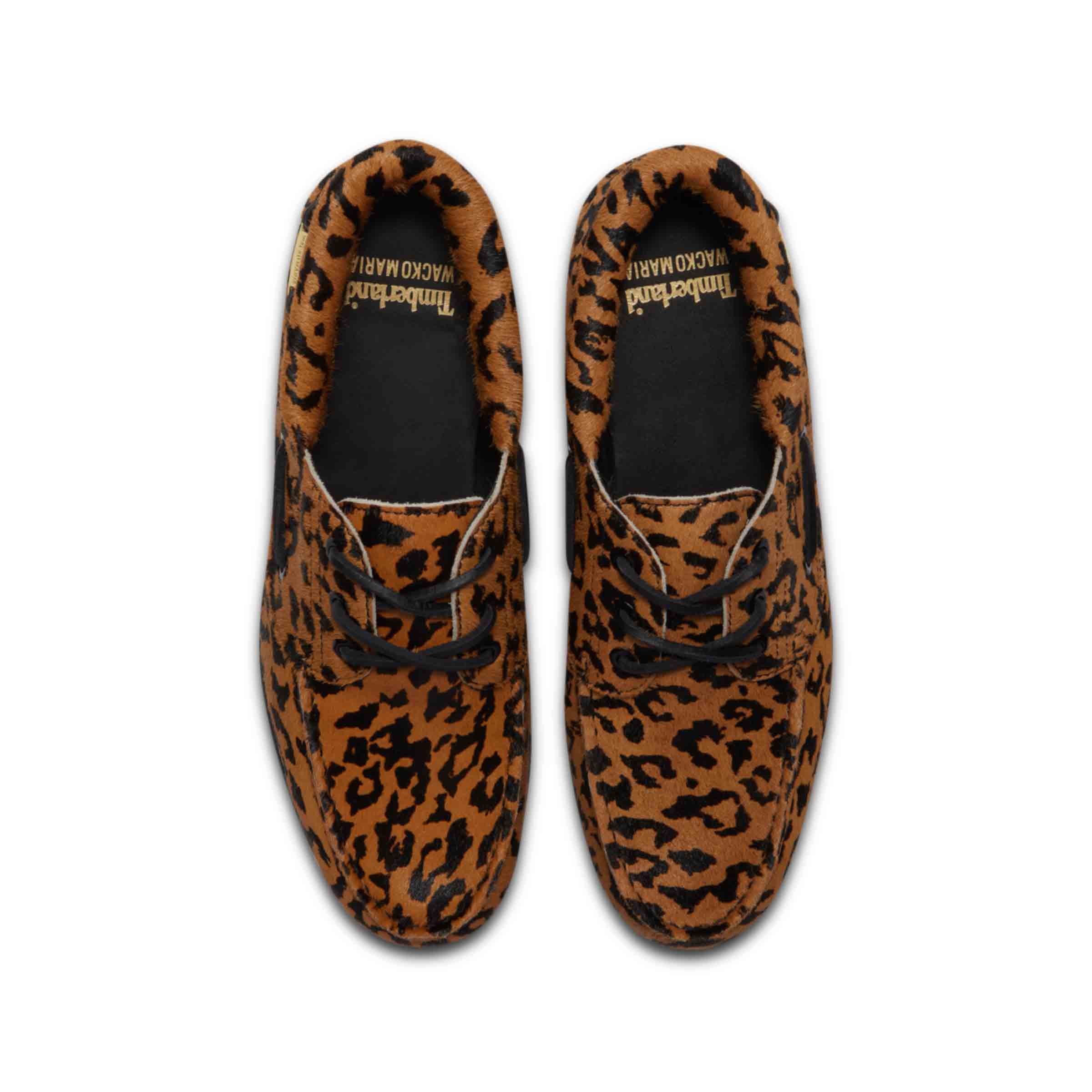 Wacko Maria 3-Eye Boat Shoe MD BROWN W BLK HAIR ON | SUBTYPE