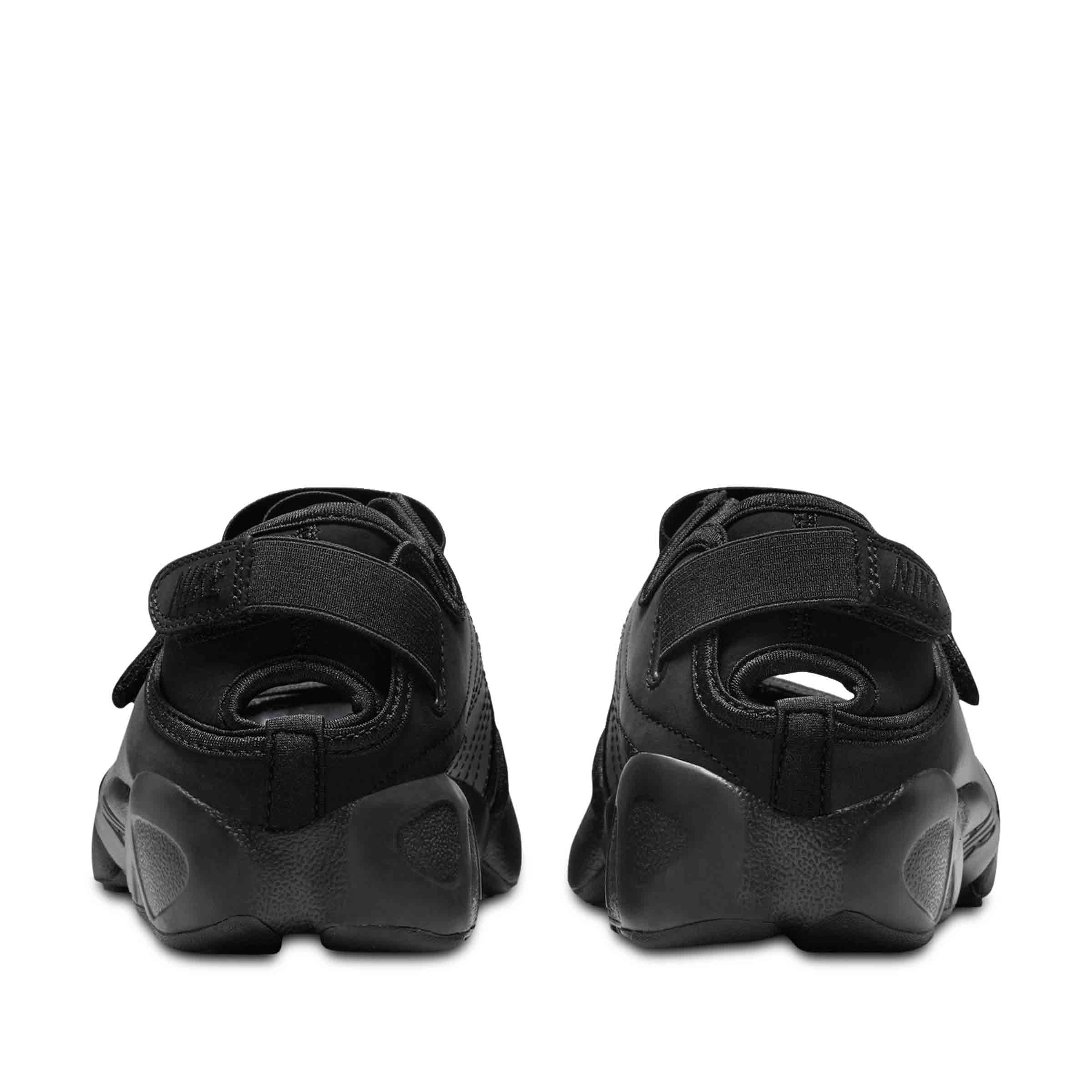 Women's Air Rift Leather Metallic Silver/Black | SUBTYPE