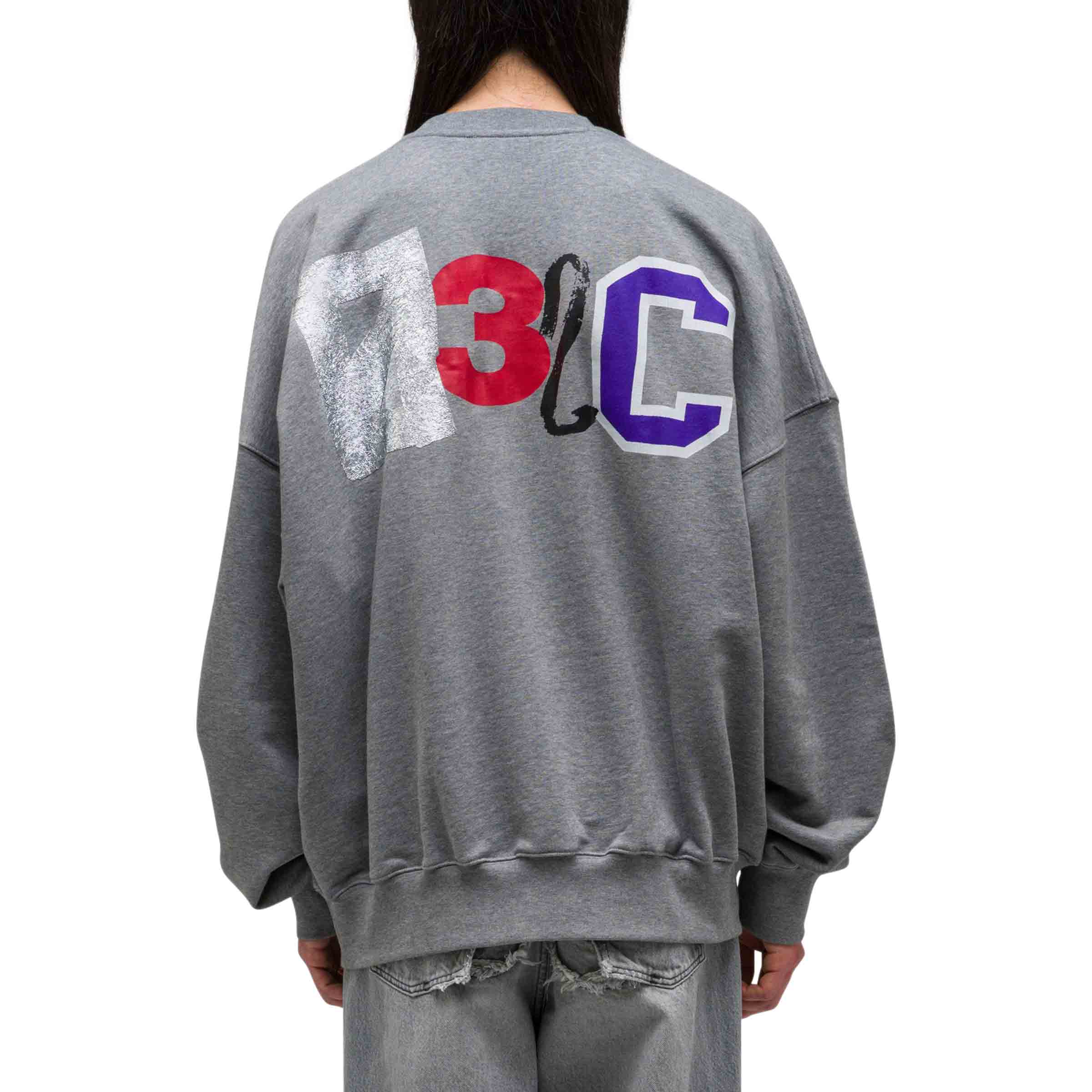 Multimedia Bubble Crewneck Grey Melange | SUBTYPE