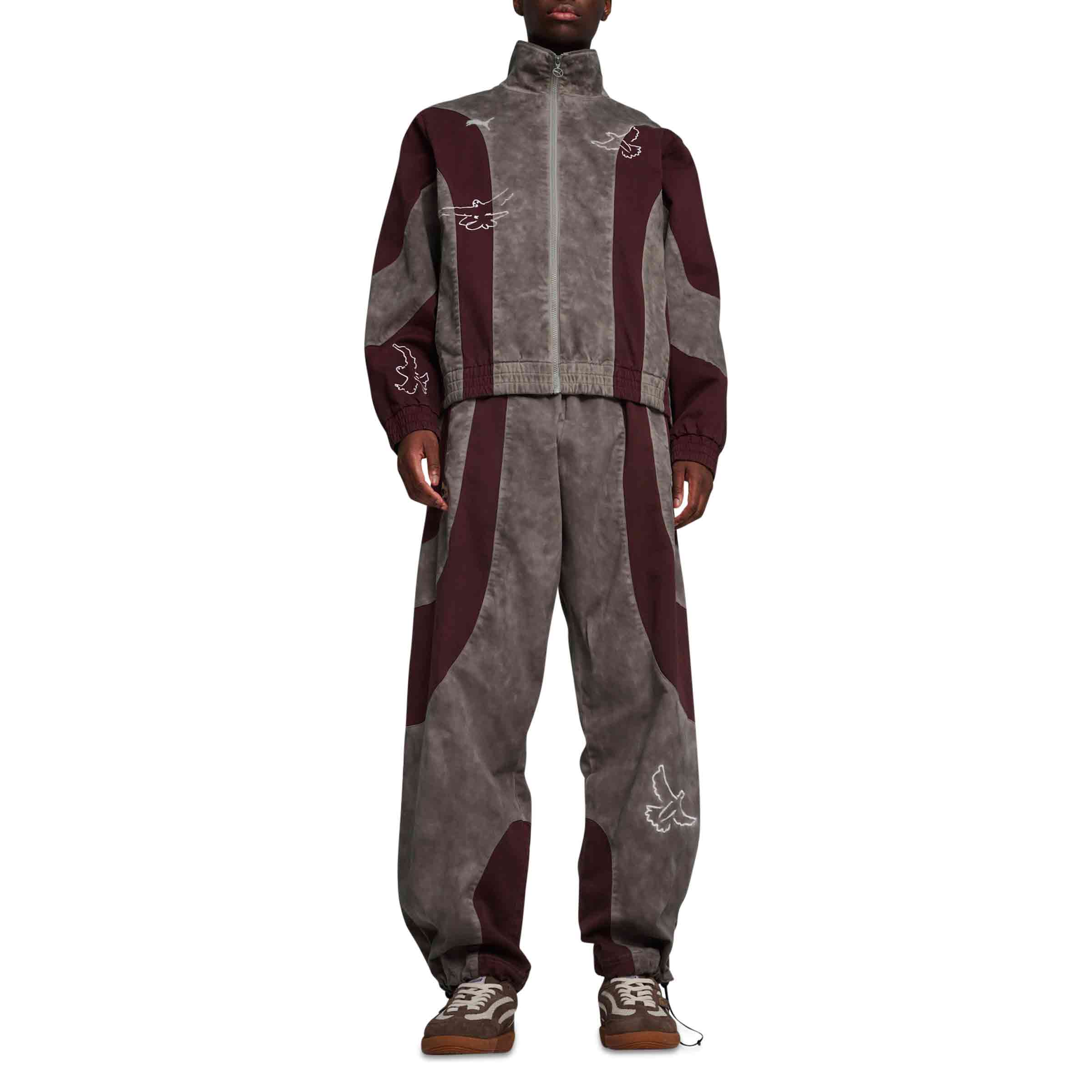レミ レリーフ　SUEDE LIKE STADIUM JAMPER PANTS 62407949_brn_7.jpg