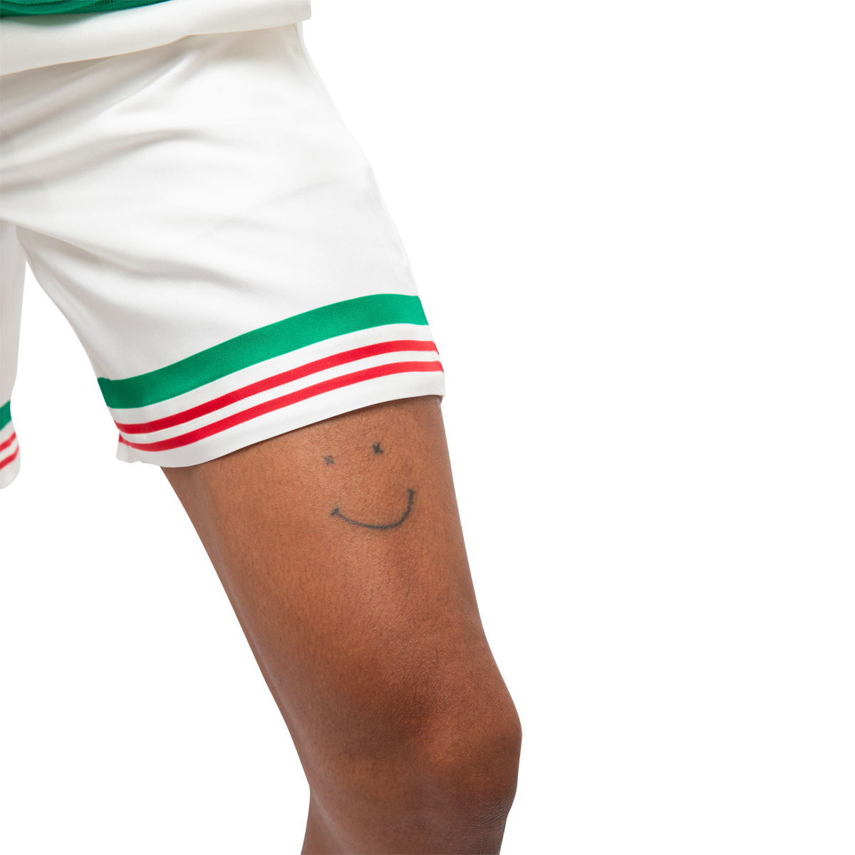 Casablanca Tennis Stripe Silk Short