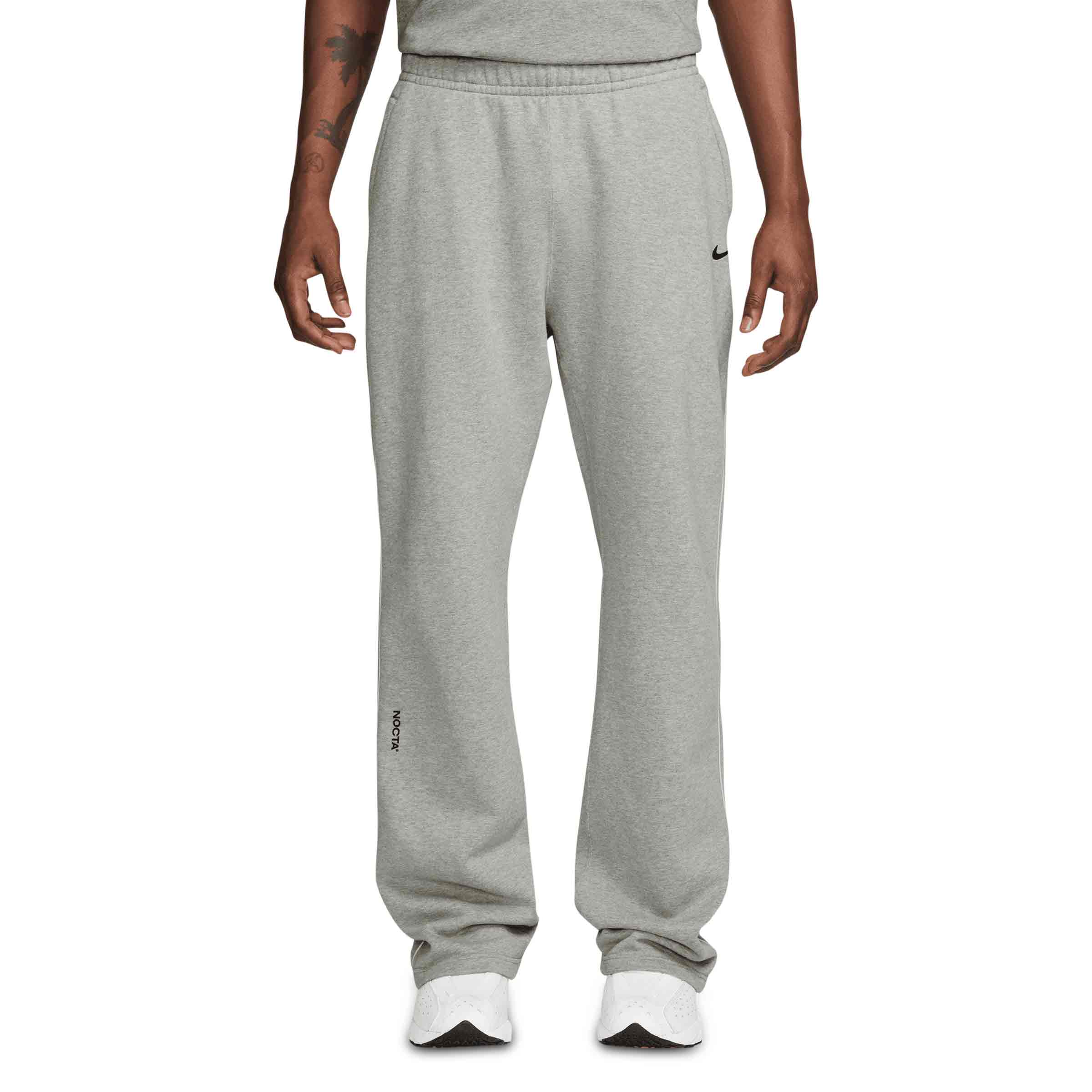 x NOCTA Fleece CS Open-Hem Sweatpants Dk Grey Heather/Matte Silver