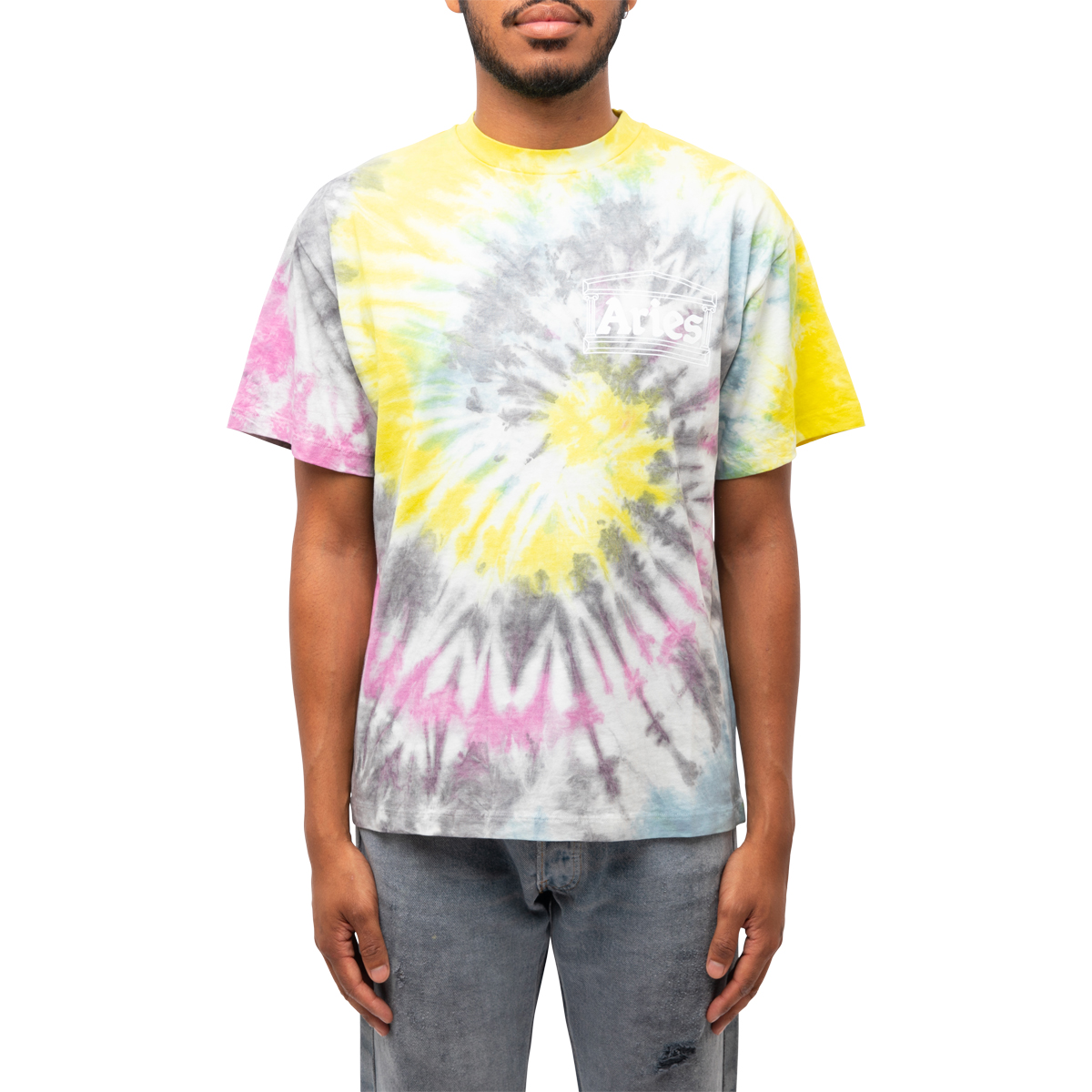 Aries Temple Tie-Dye Tee