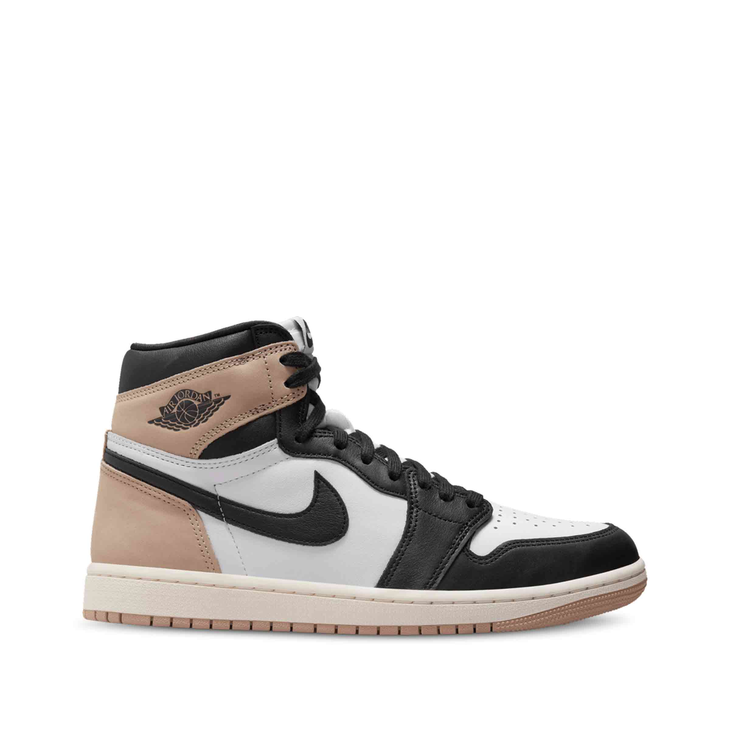Women's Air Jordan Retro High OG 'Latte' Black/Legend Md