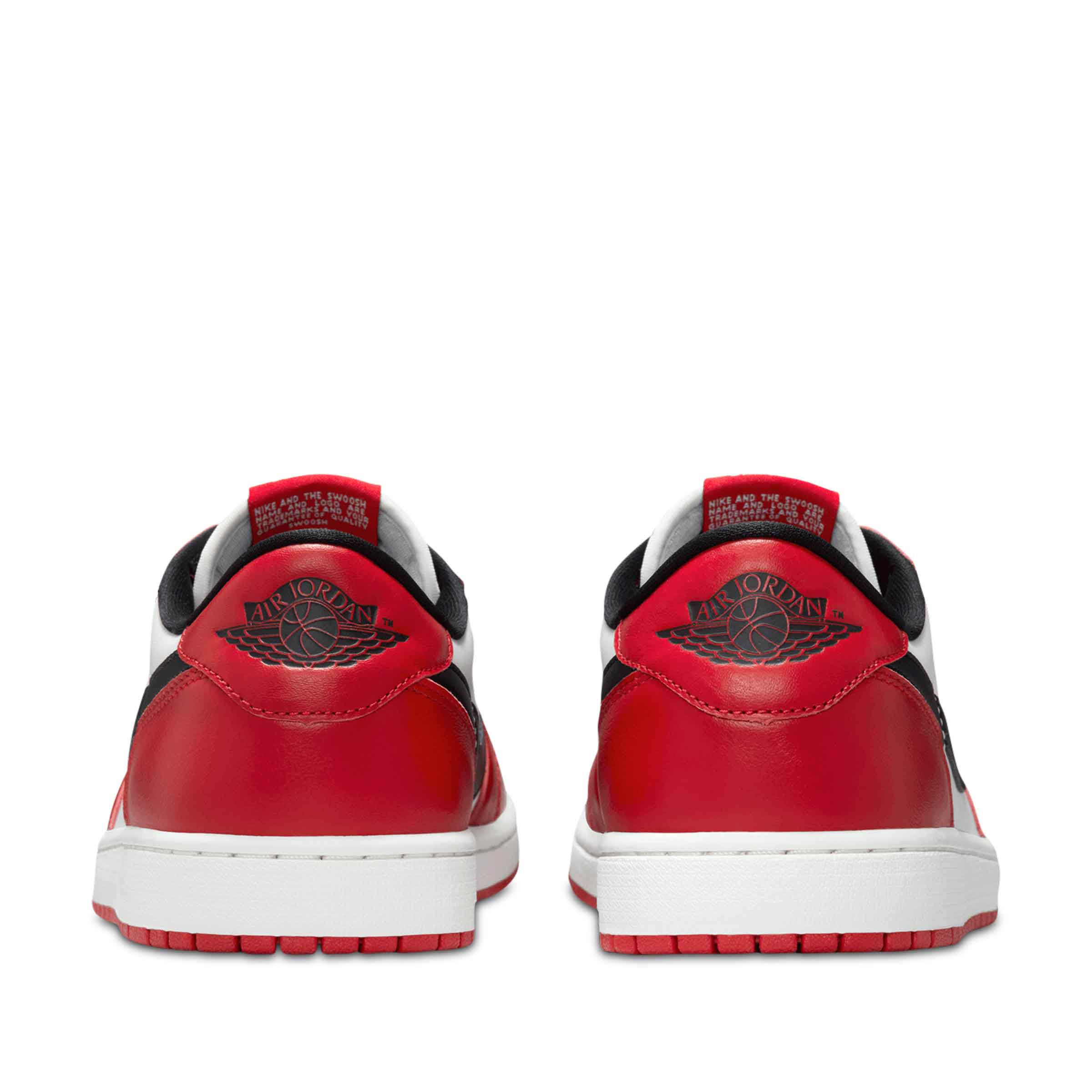 jordan 1 low white red swoosh