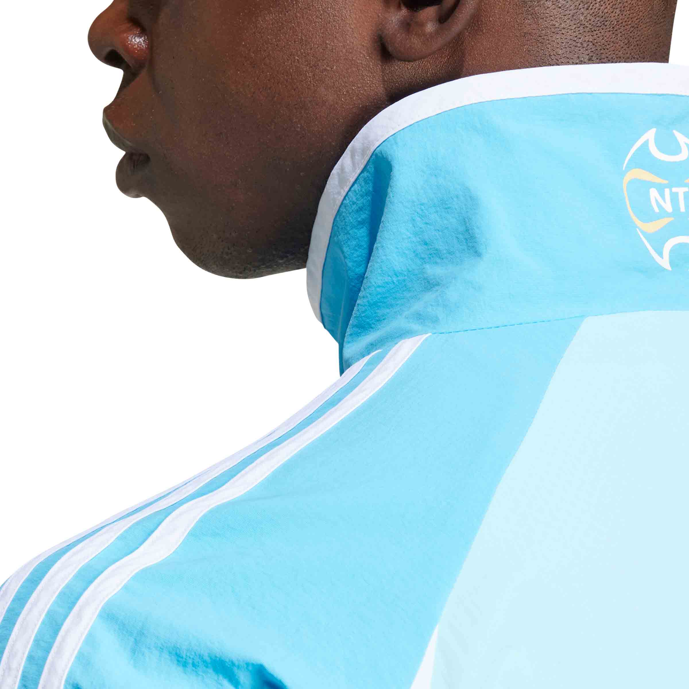 t920　　adidasアディダス NTS　radio TG TRACKT x NTS Radio Track Top sky rush | SUBTYPE