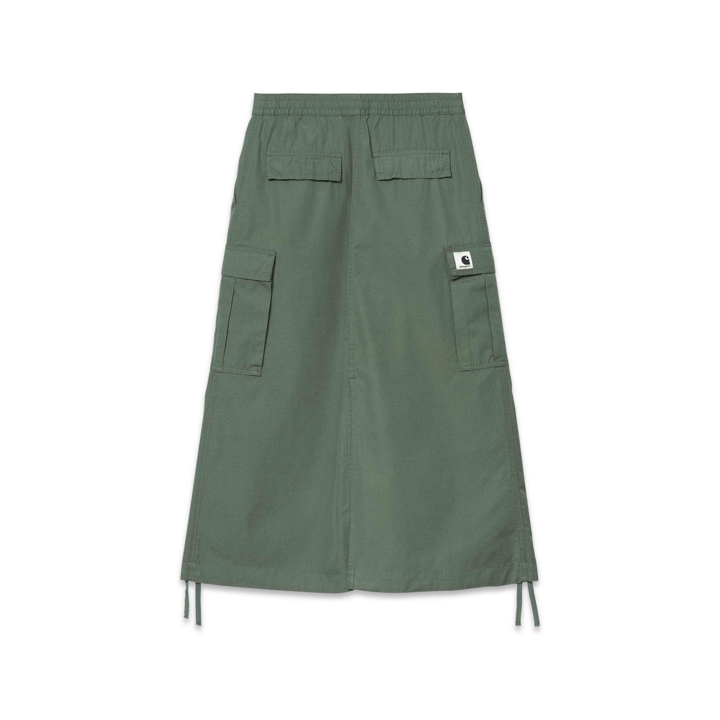 Women's Cargo Skirt Long Duck Green | SUBTYPE