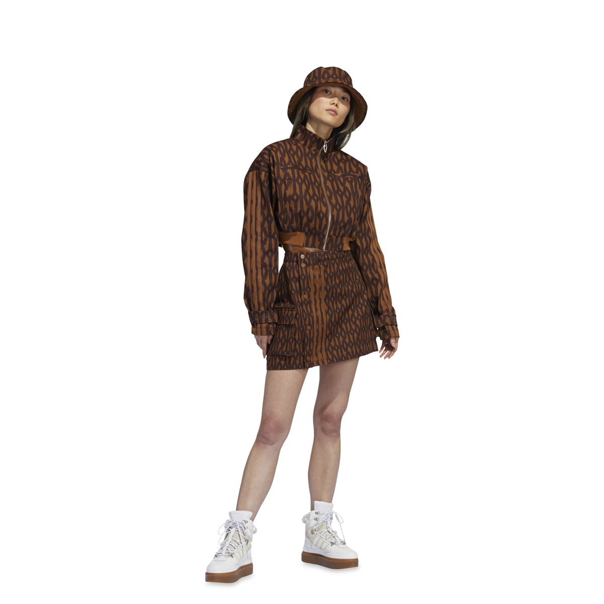 adidas IVY PARK Crop Monogram Jacket