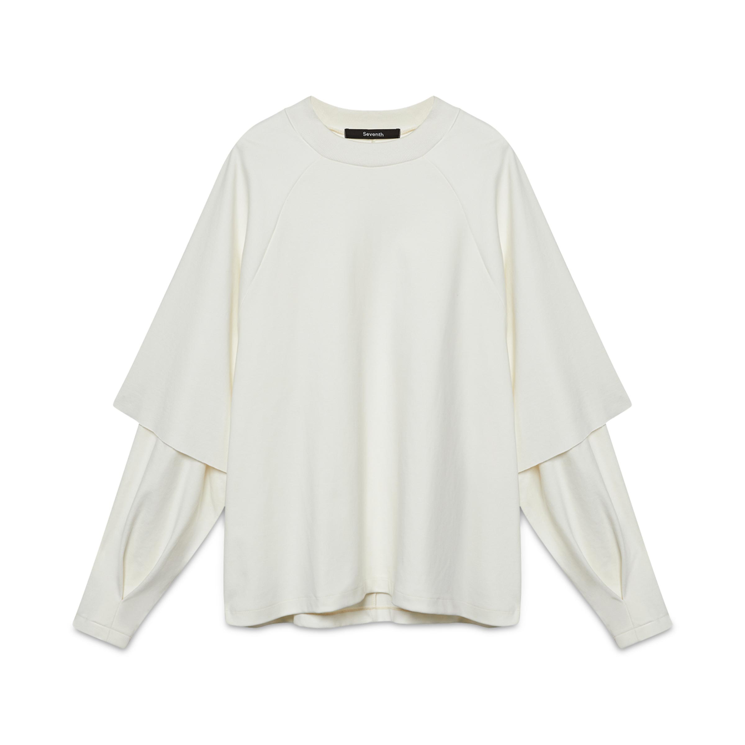 Raglan Layered Longsleeve Tee Dove | SUBTYPE