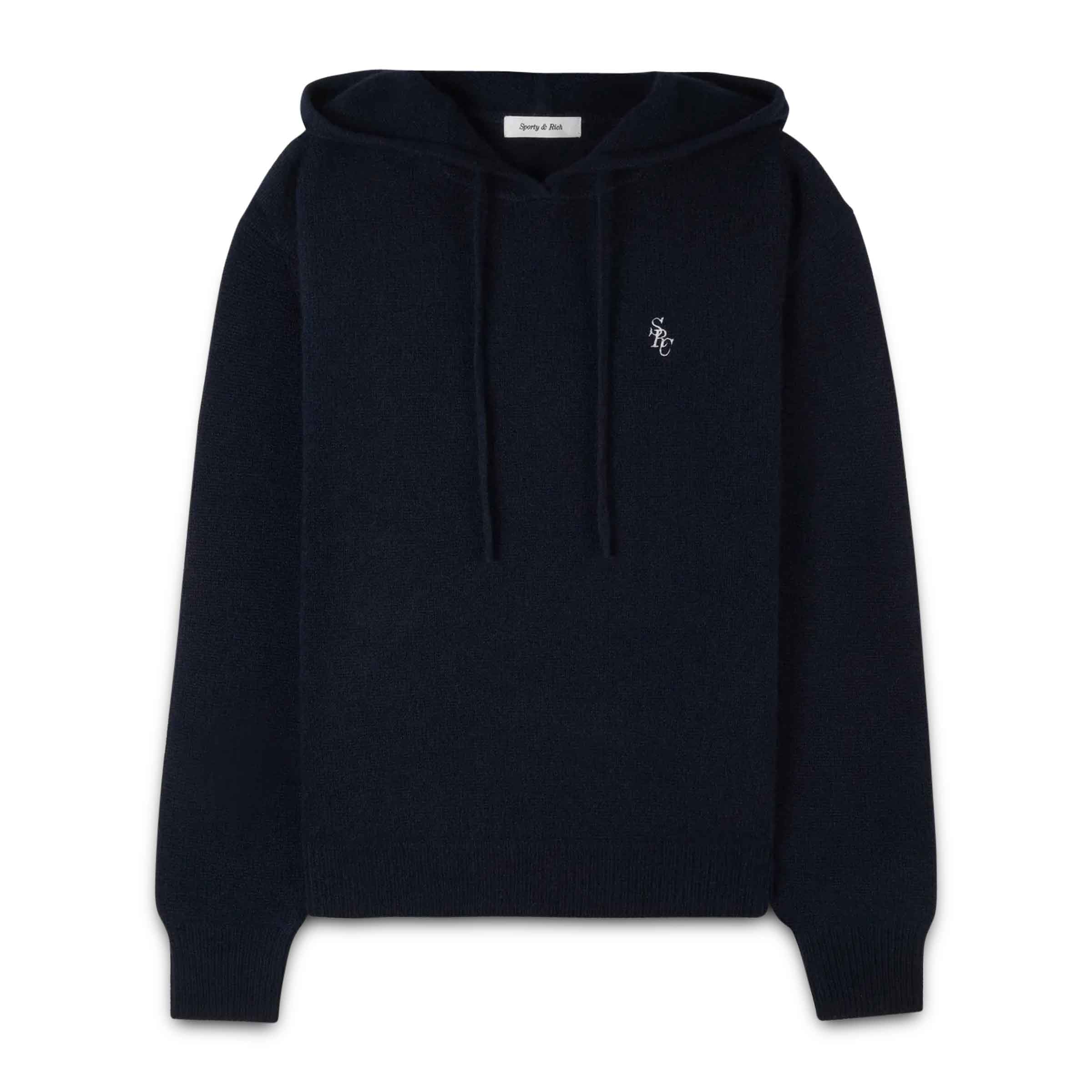 Sporty & Rich Iman Cashmere Hoodie Grey SUBTYPE